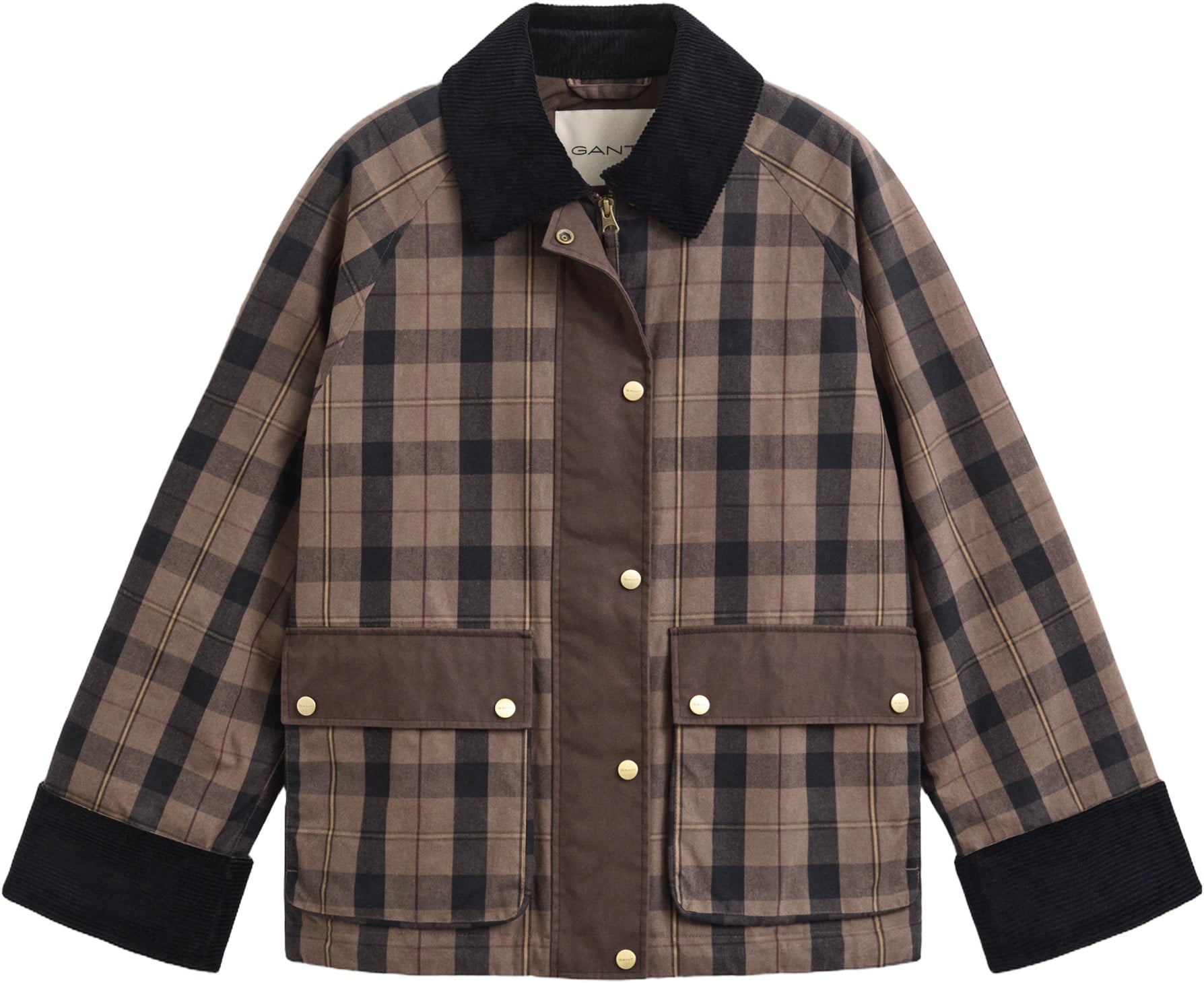 Checked Waxed Jacket