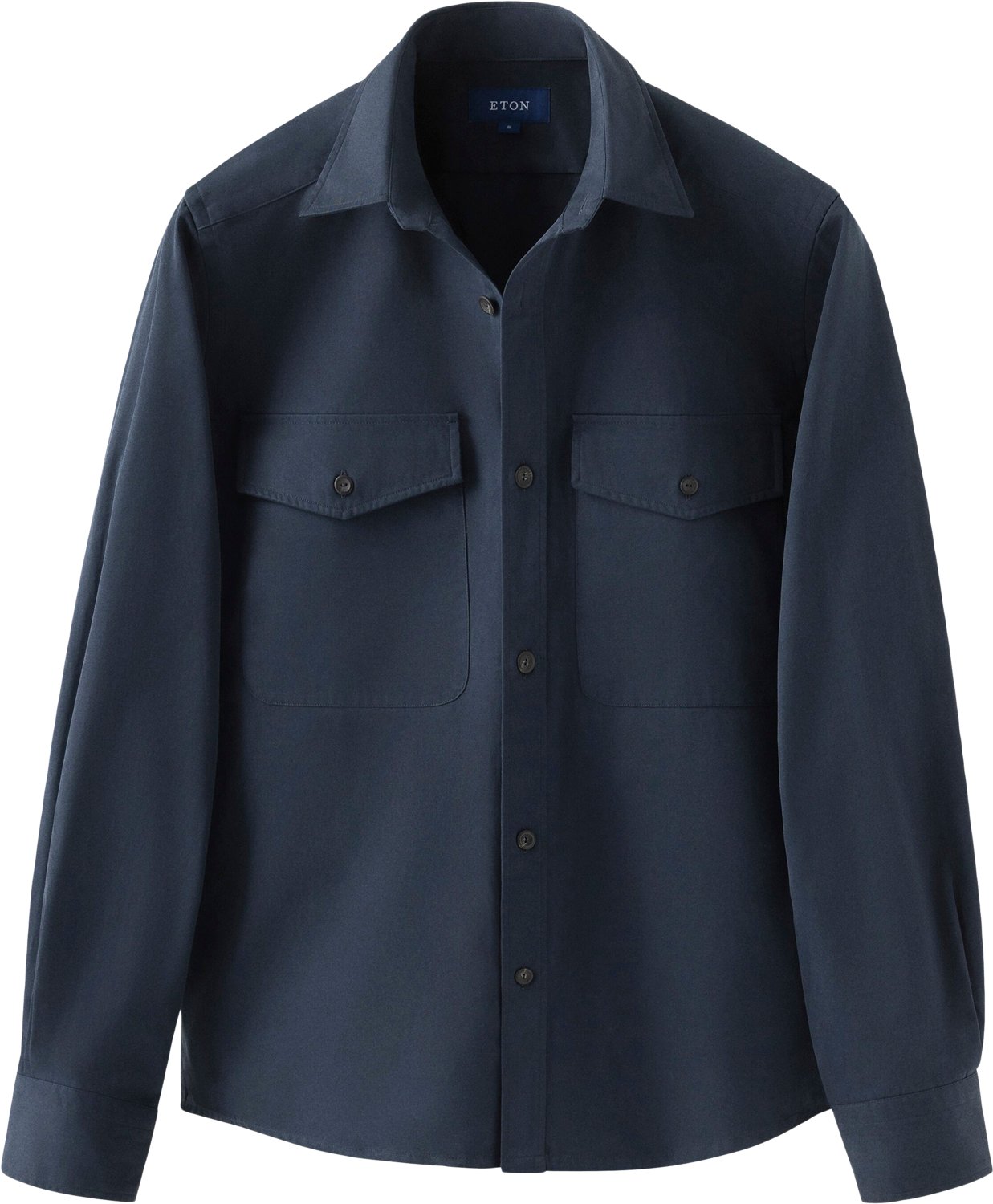 Heavy Twill Overshirt Navy Blue
