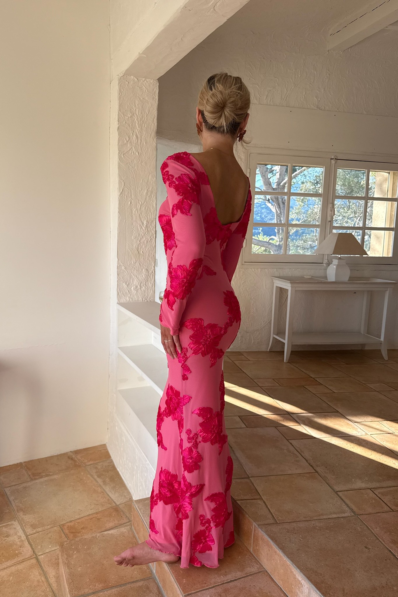 Floraic Mesh Dress