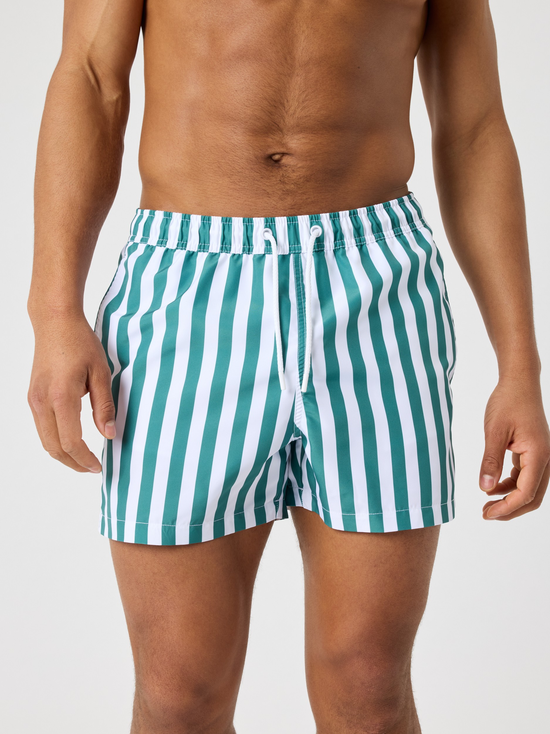 Borg Print Swim Shorts
