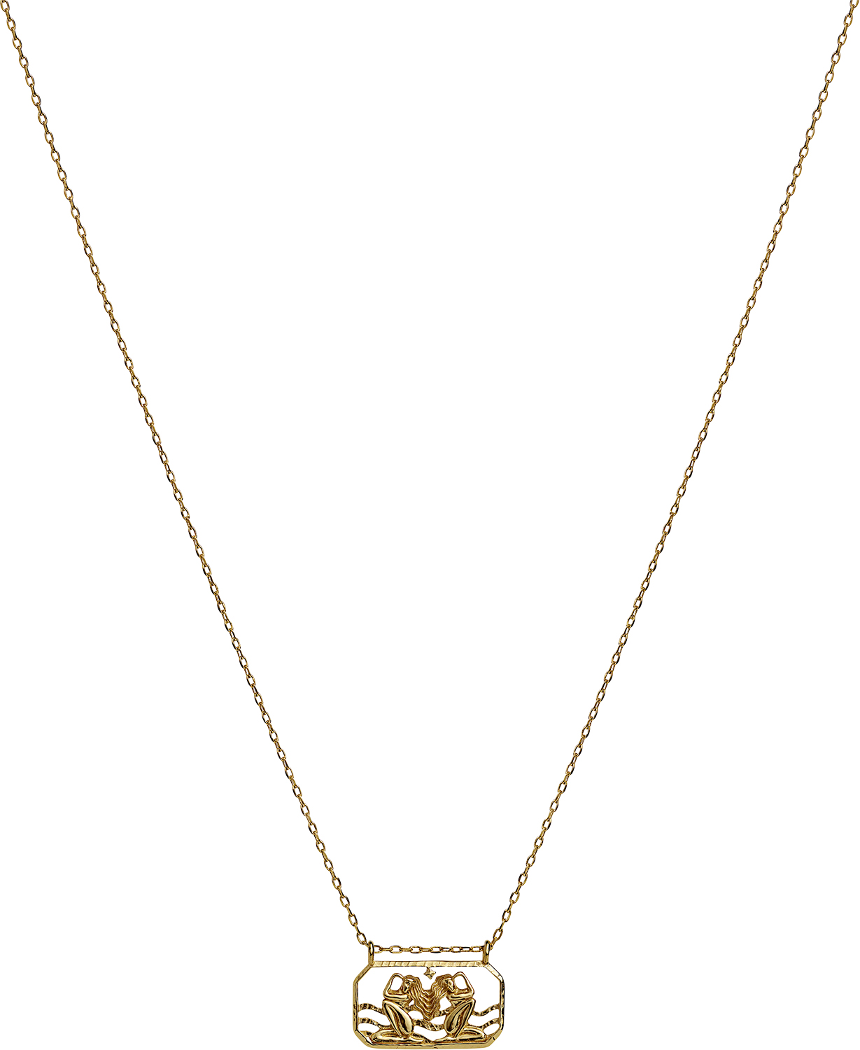 Zodiac Gemini Necklace Tvilling