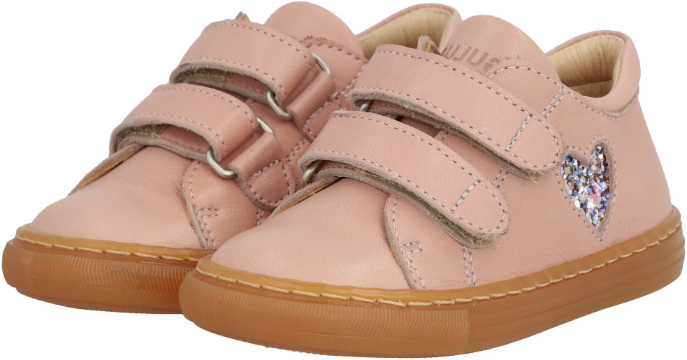 Begynder Sneaker med Funklende Glitterhjerte