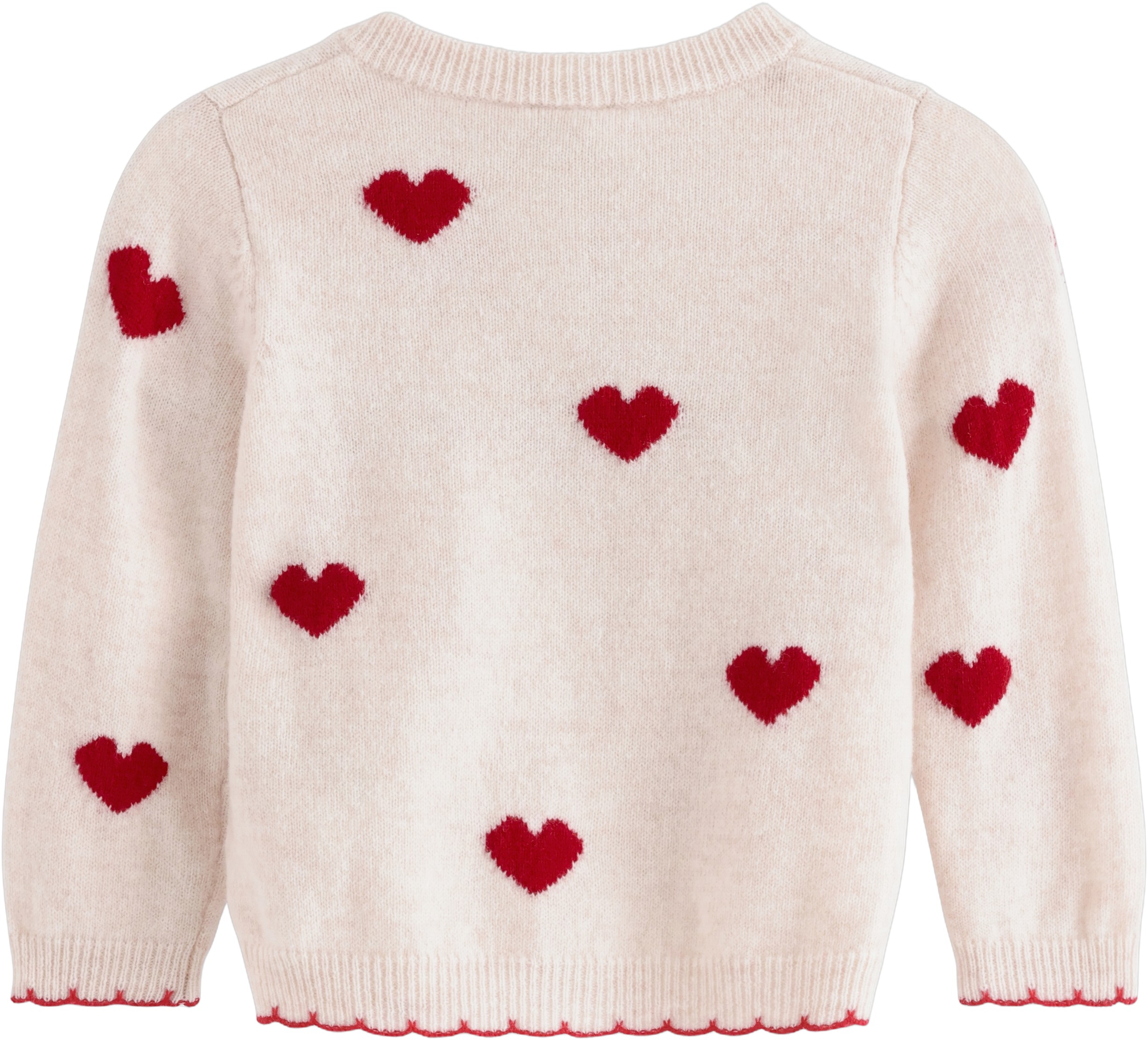 Cardigan Heart Knit Wool