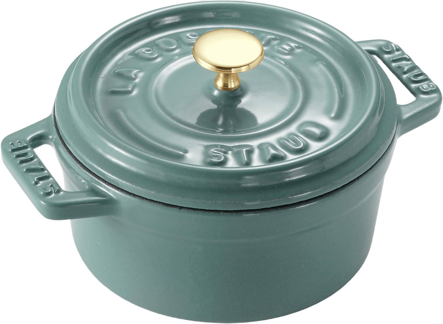 La Cocotte Mini Cocotte 10 cm, Rund, Eukalyptus, Støbejern