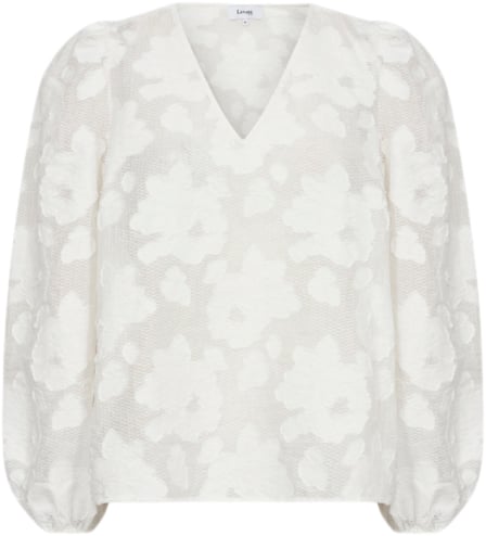 Lrkisser 2 Bluse Off White