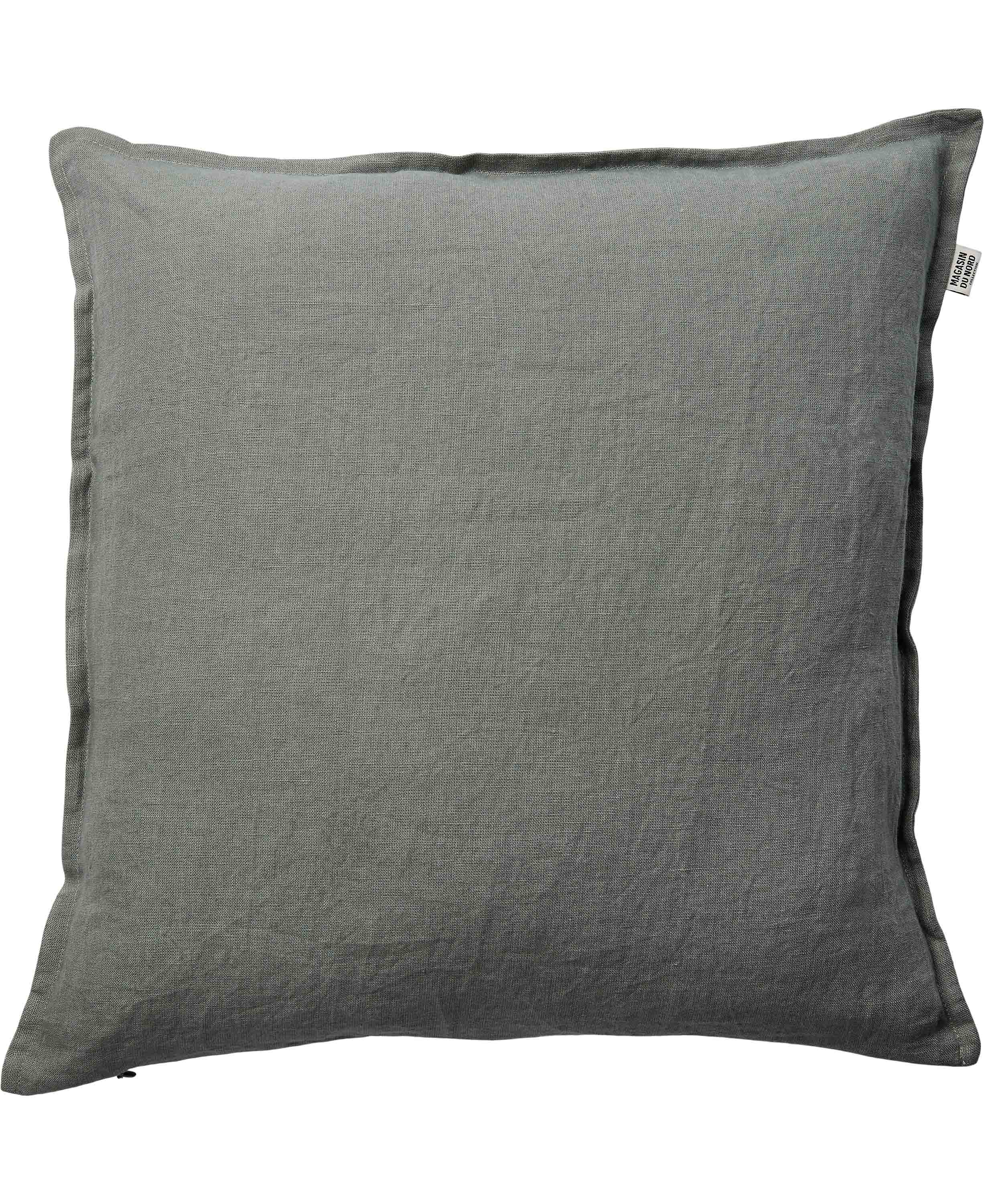 Hør Vasket Pude 50x50 Shadow