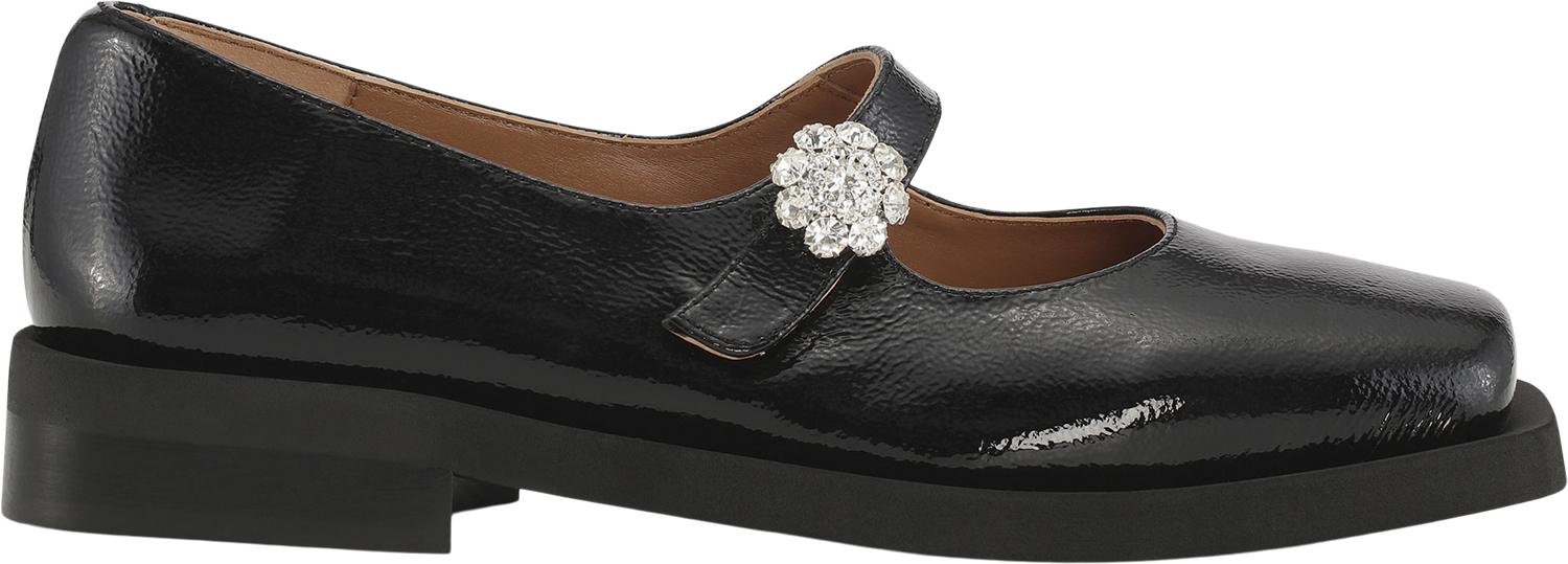 Wide Welt Mary Jane Ballerinaer
