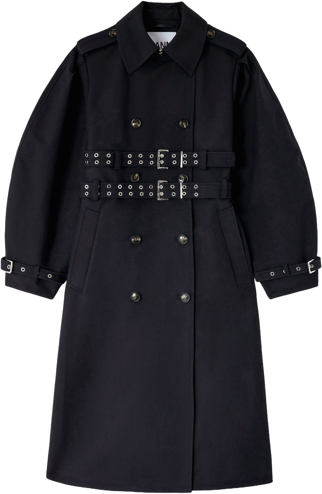 Double Cotton Trench Coat