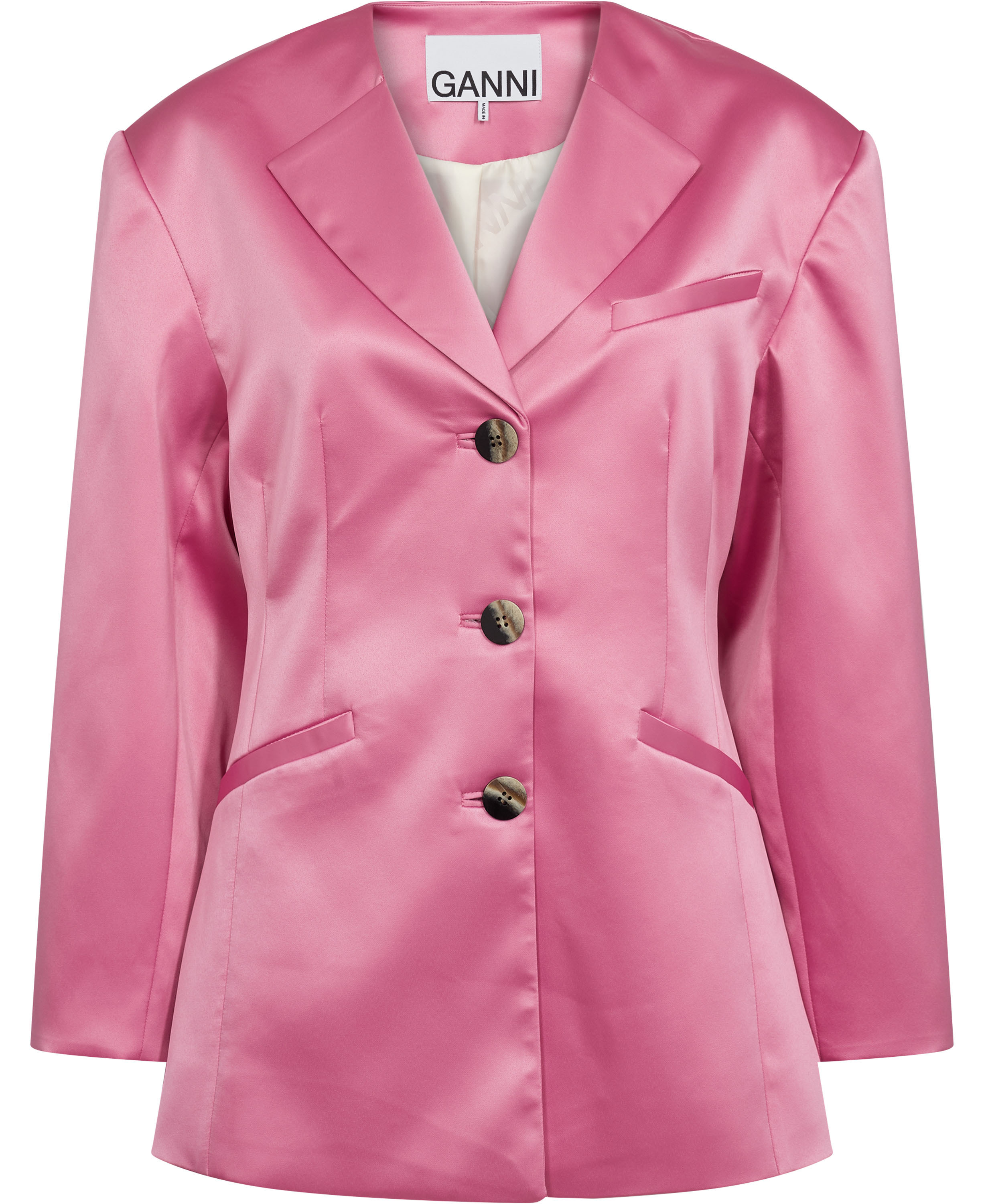 Double Satin Fitted Blazer