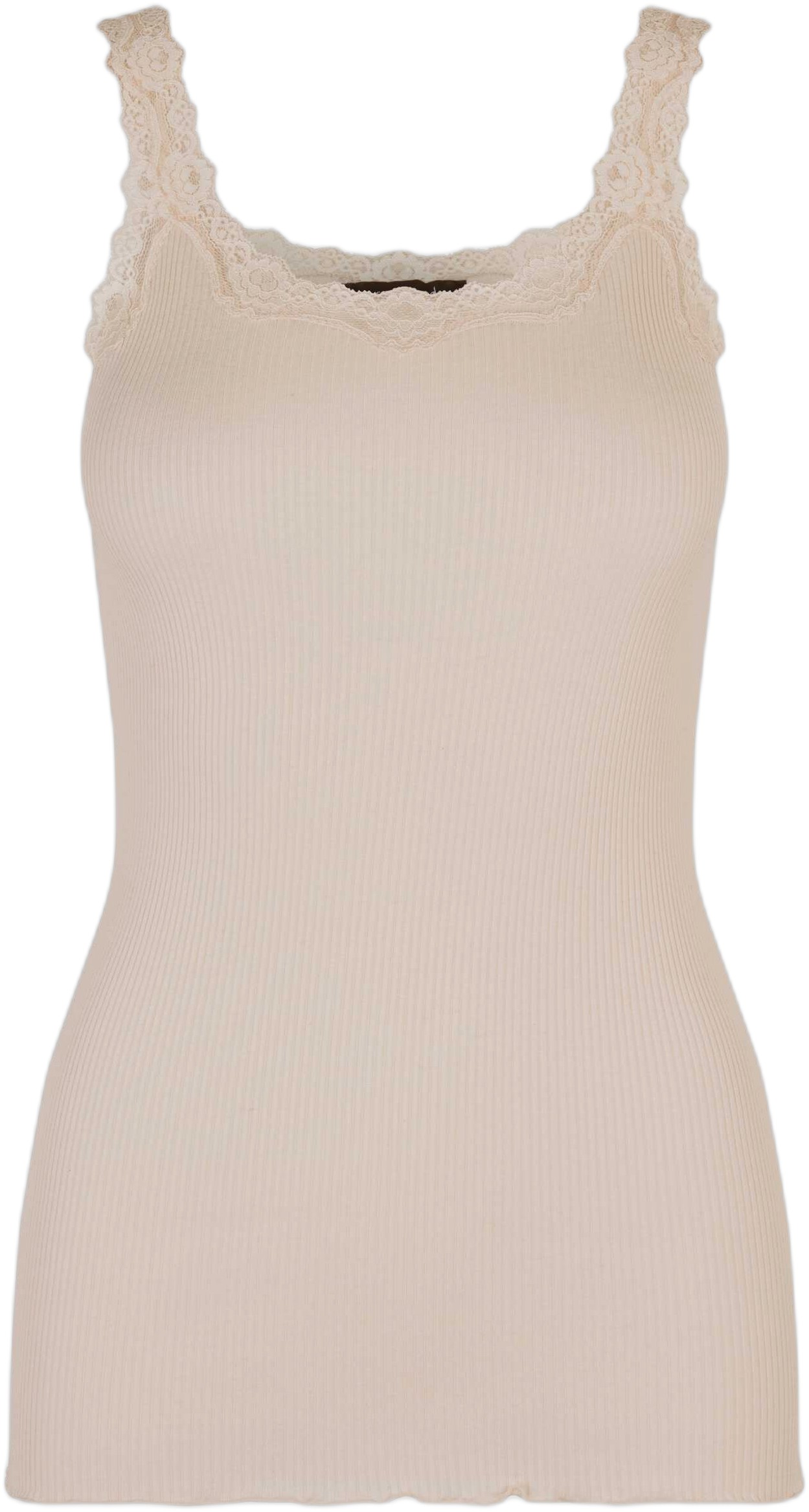 Rwbabette Silk SL Deep Back Lace Top
