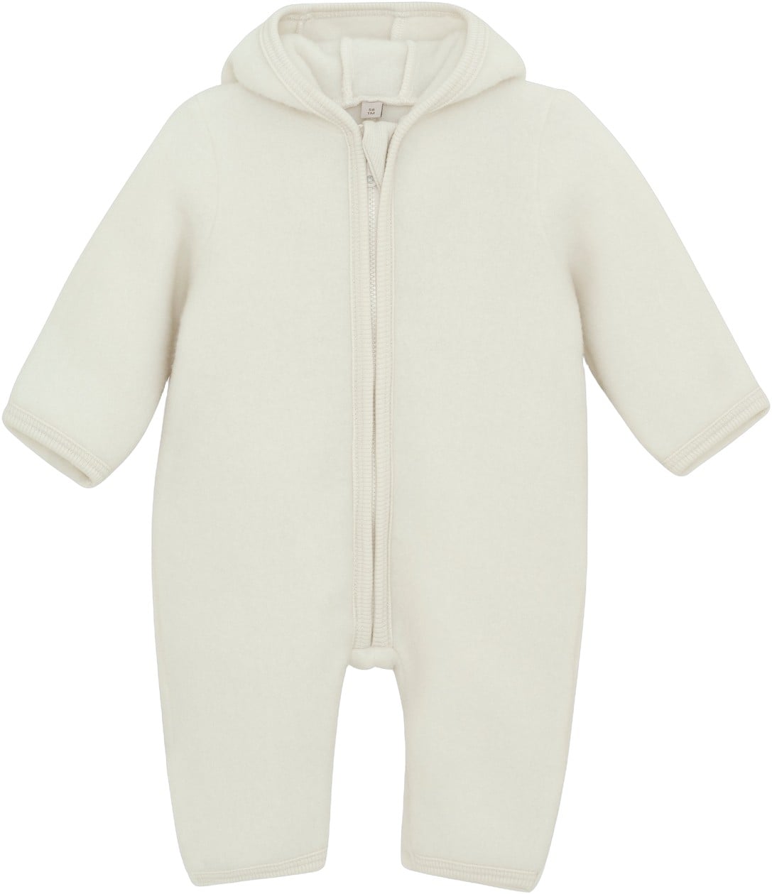 Pram Suit Ears Wool Fleece
