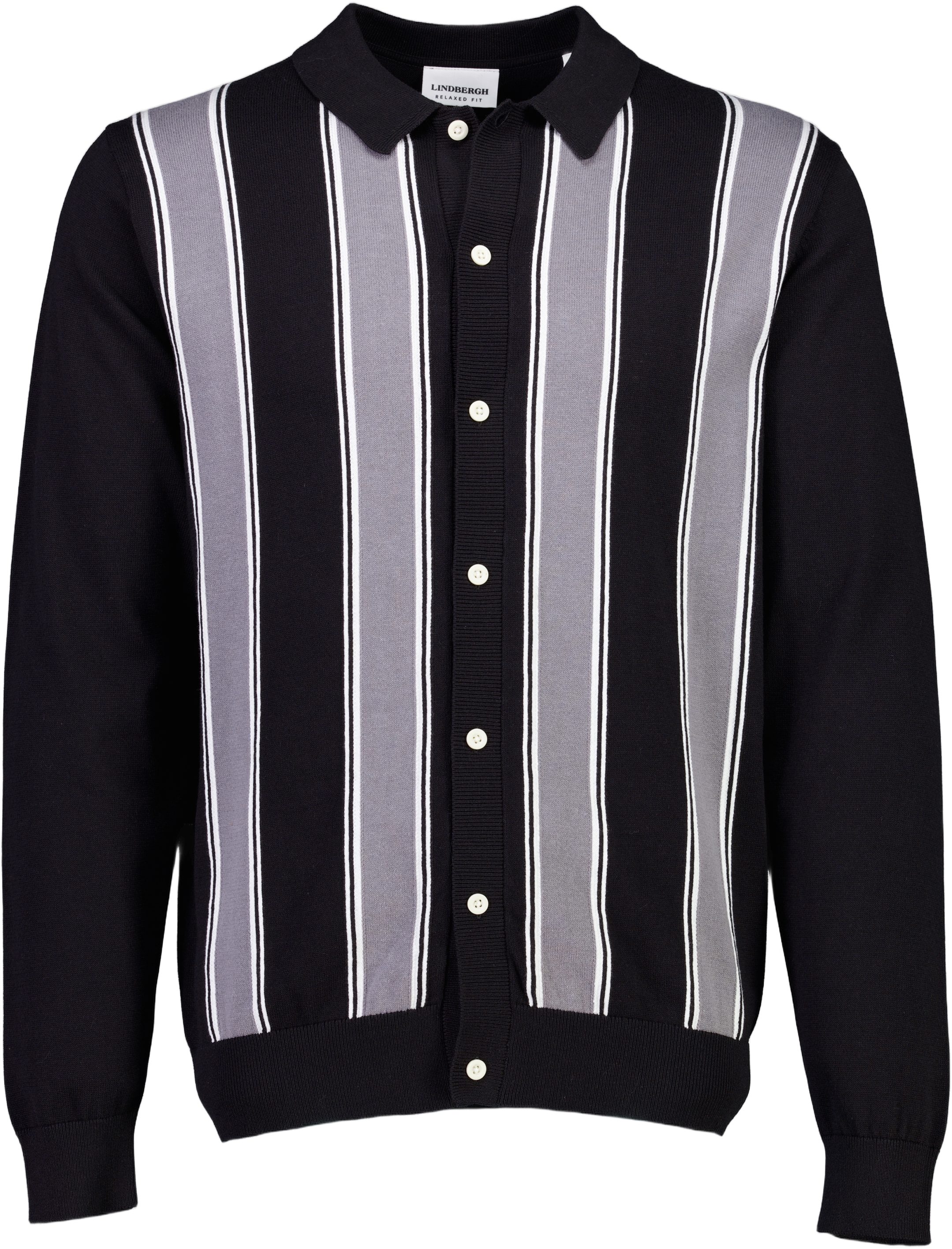 Knitted Polo Cardigan L/S