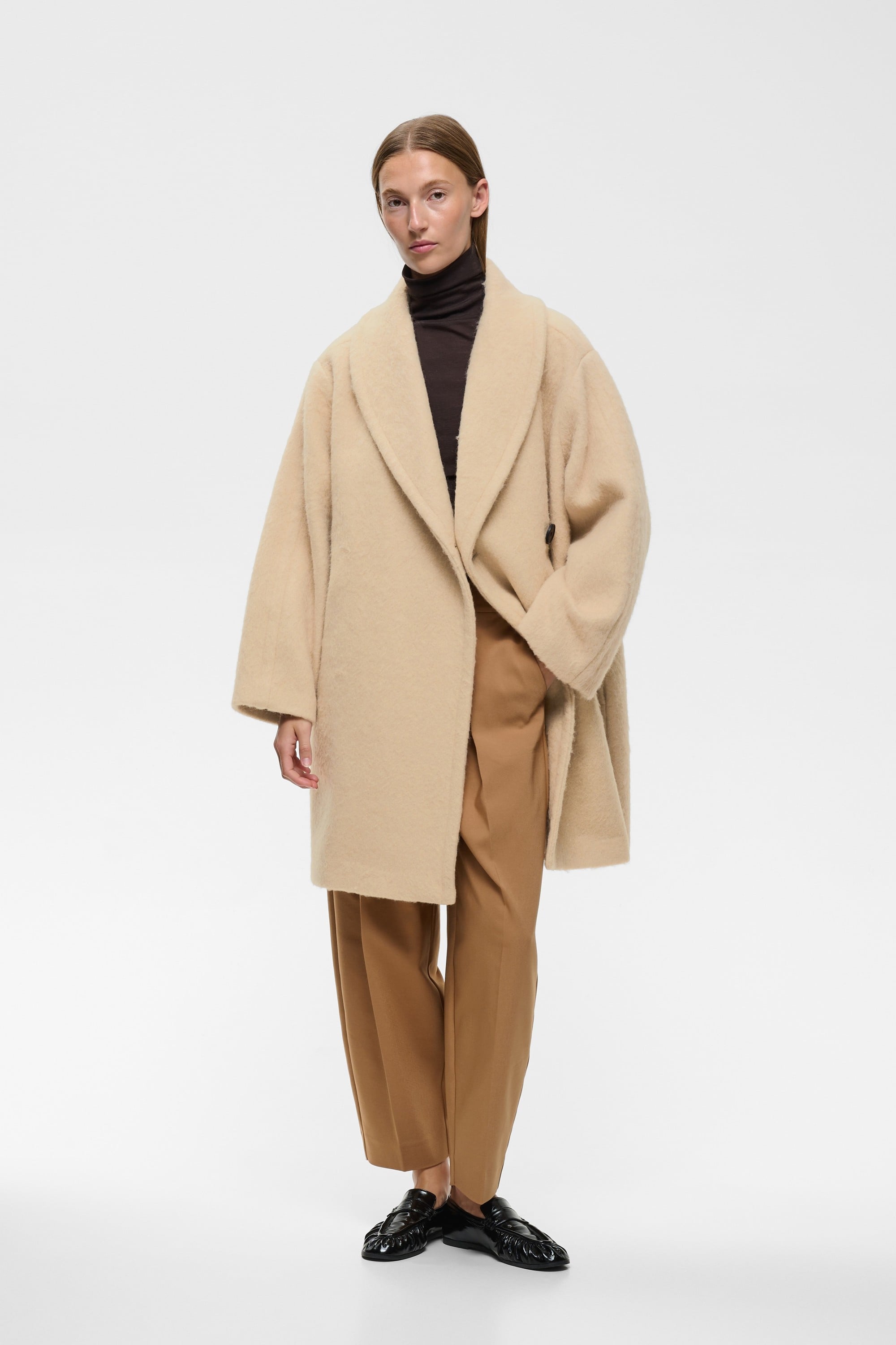 Zuzieiw Cocoon Coat