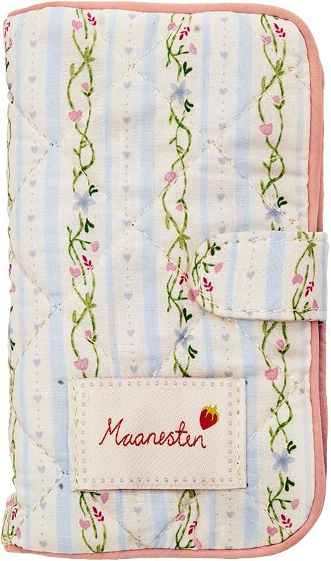 Jewelry Clutch Summer Stripes Blue