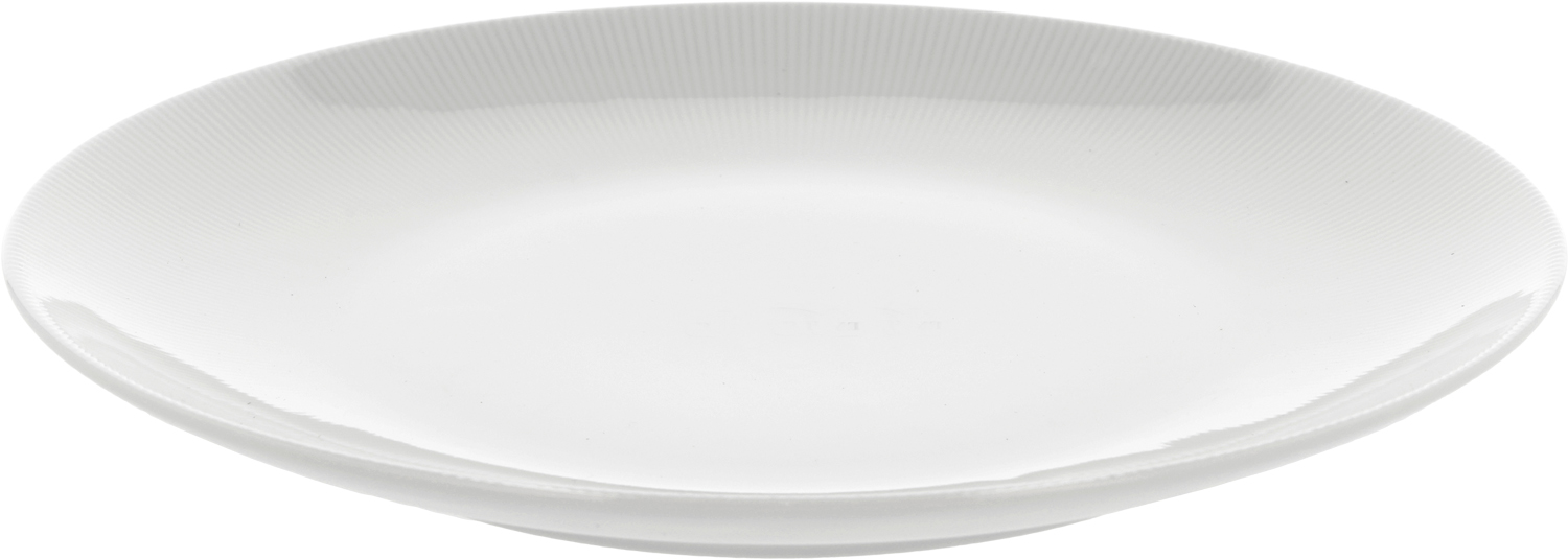 Tallerken Flad Eventail 28 cm Hvid