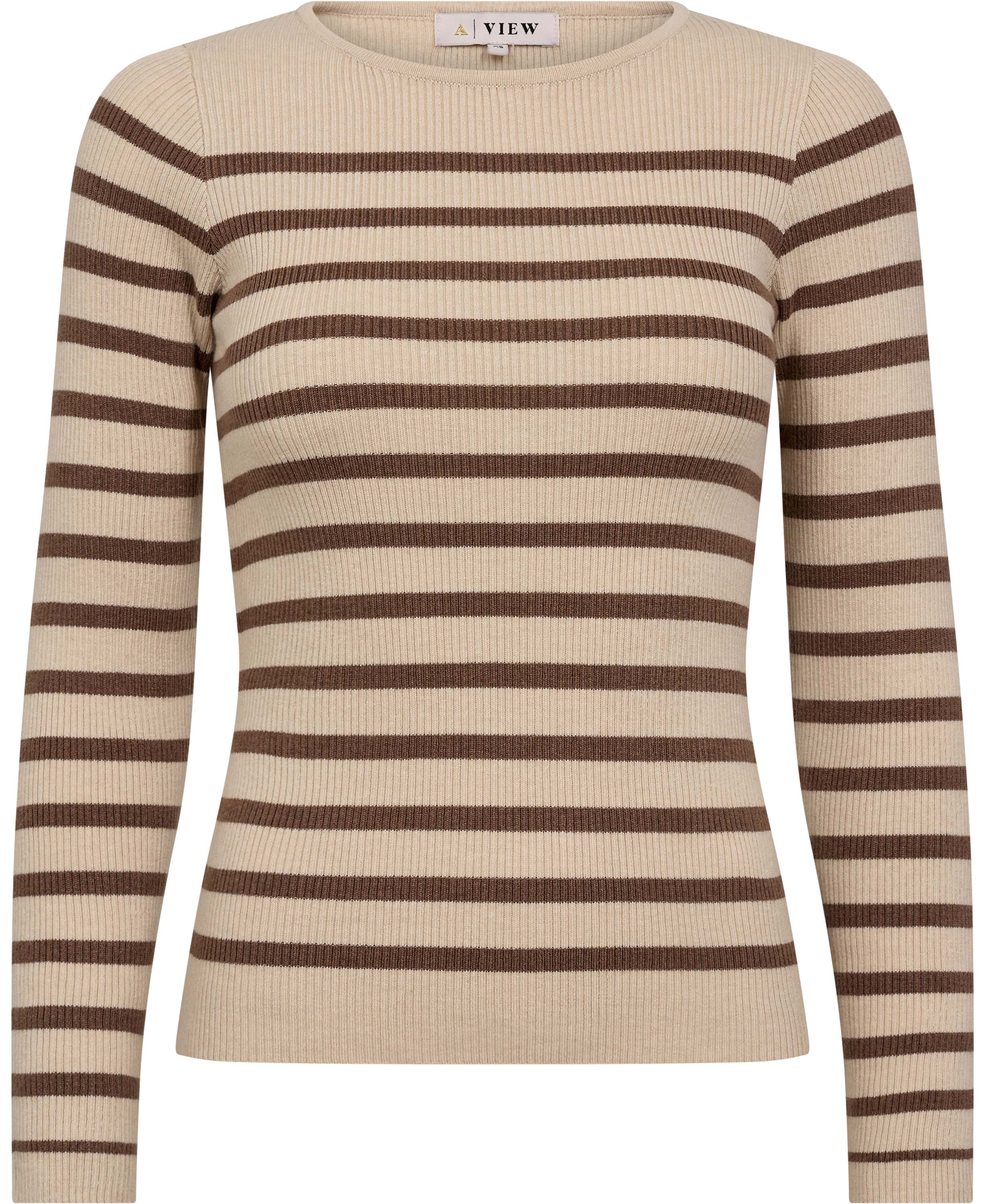 Lana Rib Stripe Blouse