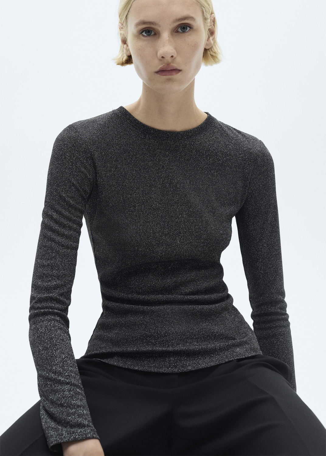 Longsleeved Lurex T-shirt