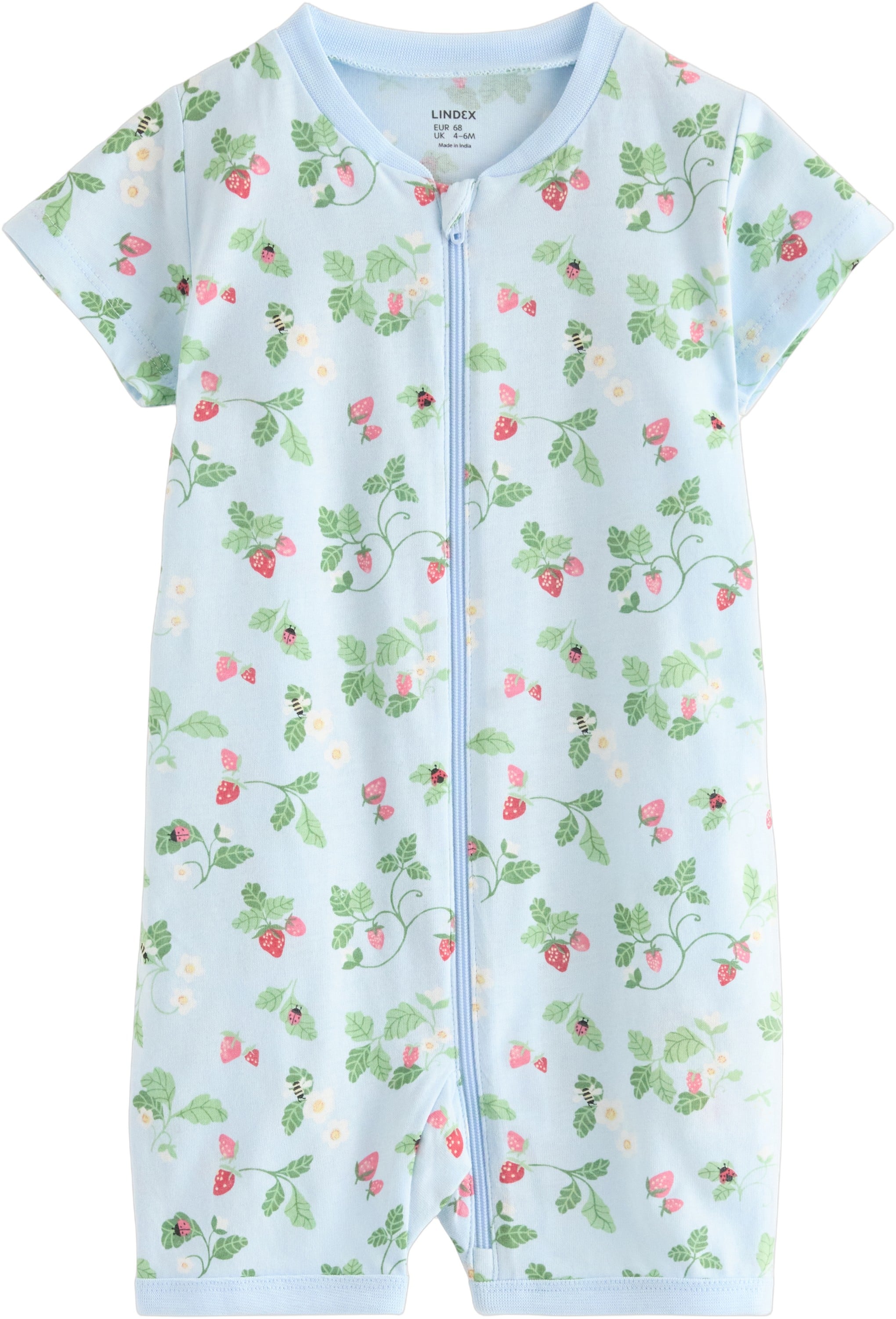 Shortsleeved Pyjama Romper With an - Køb til DKK 97 - Spar 30%
