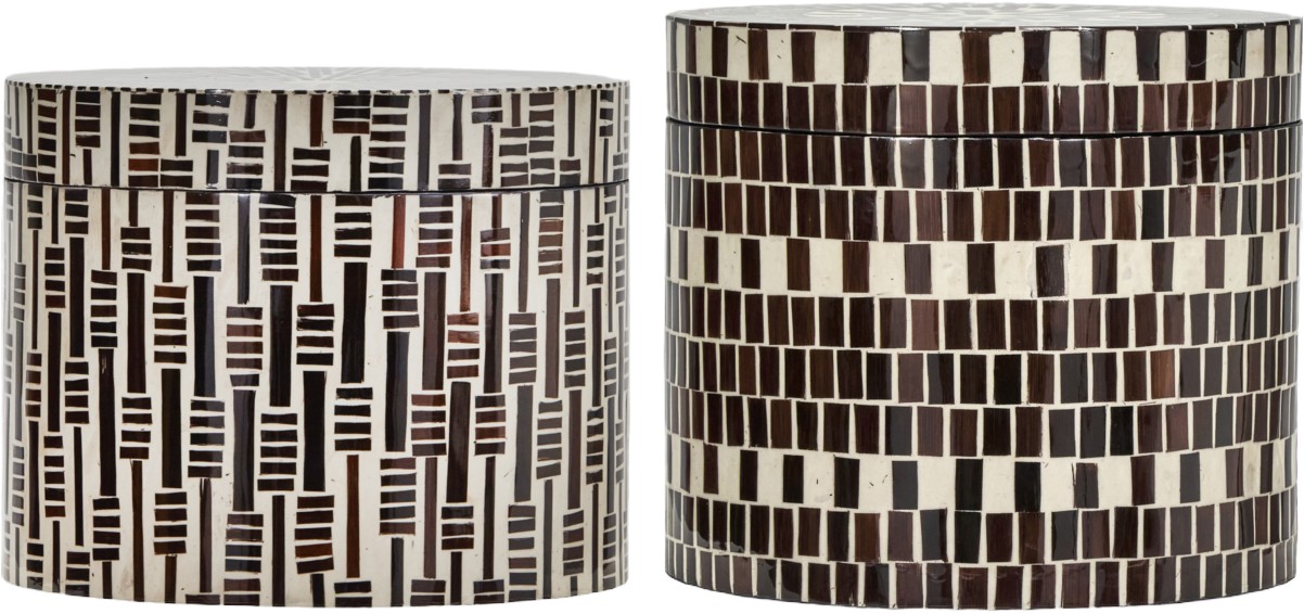 Opbevaringsbokse, Hdlango, Brun:Natur