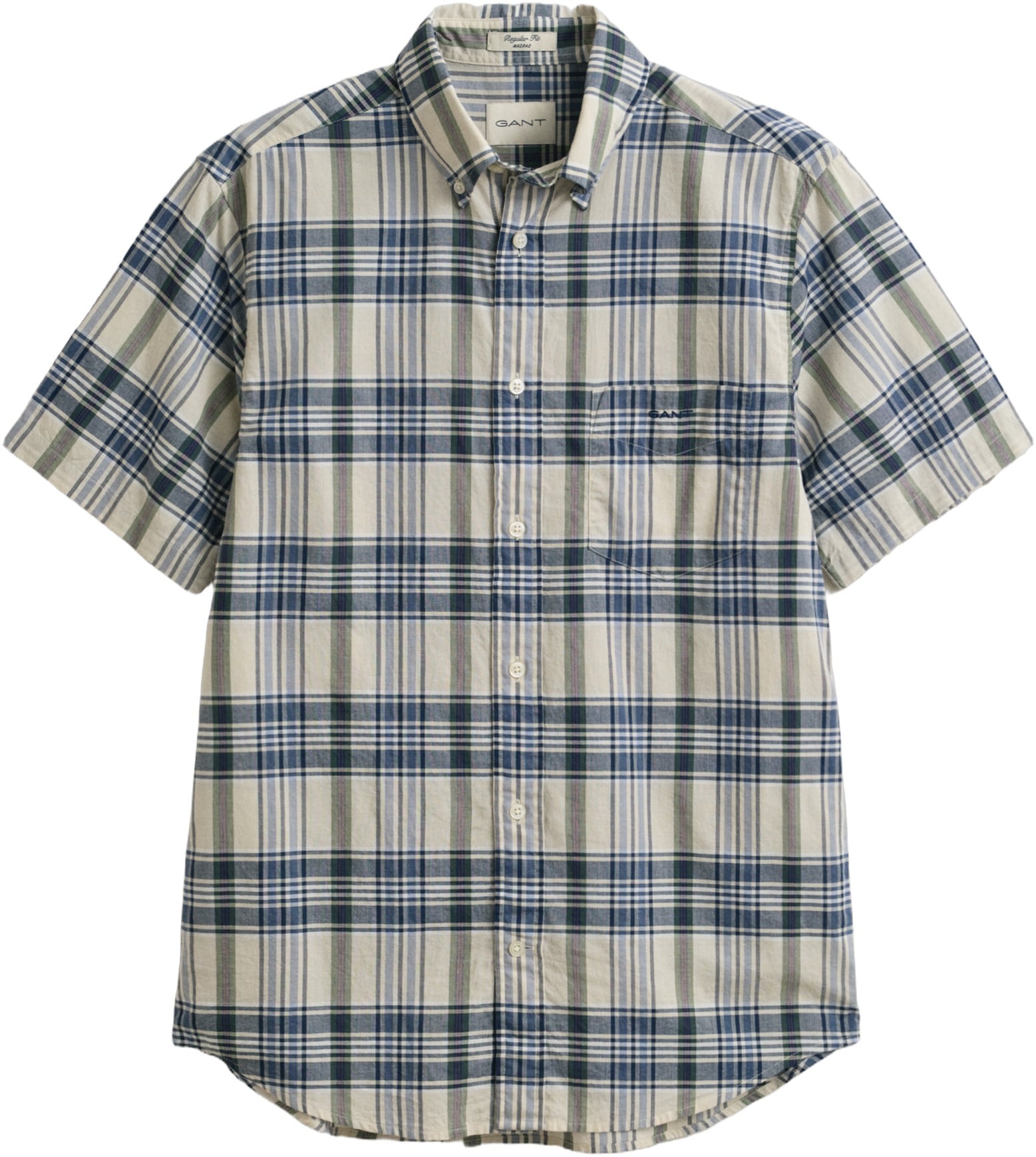 REG Indian Madras Check SS Shirt