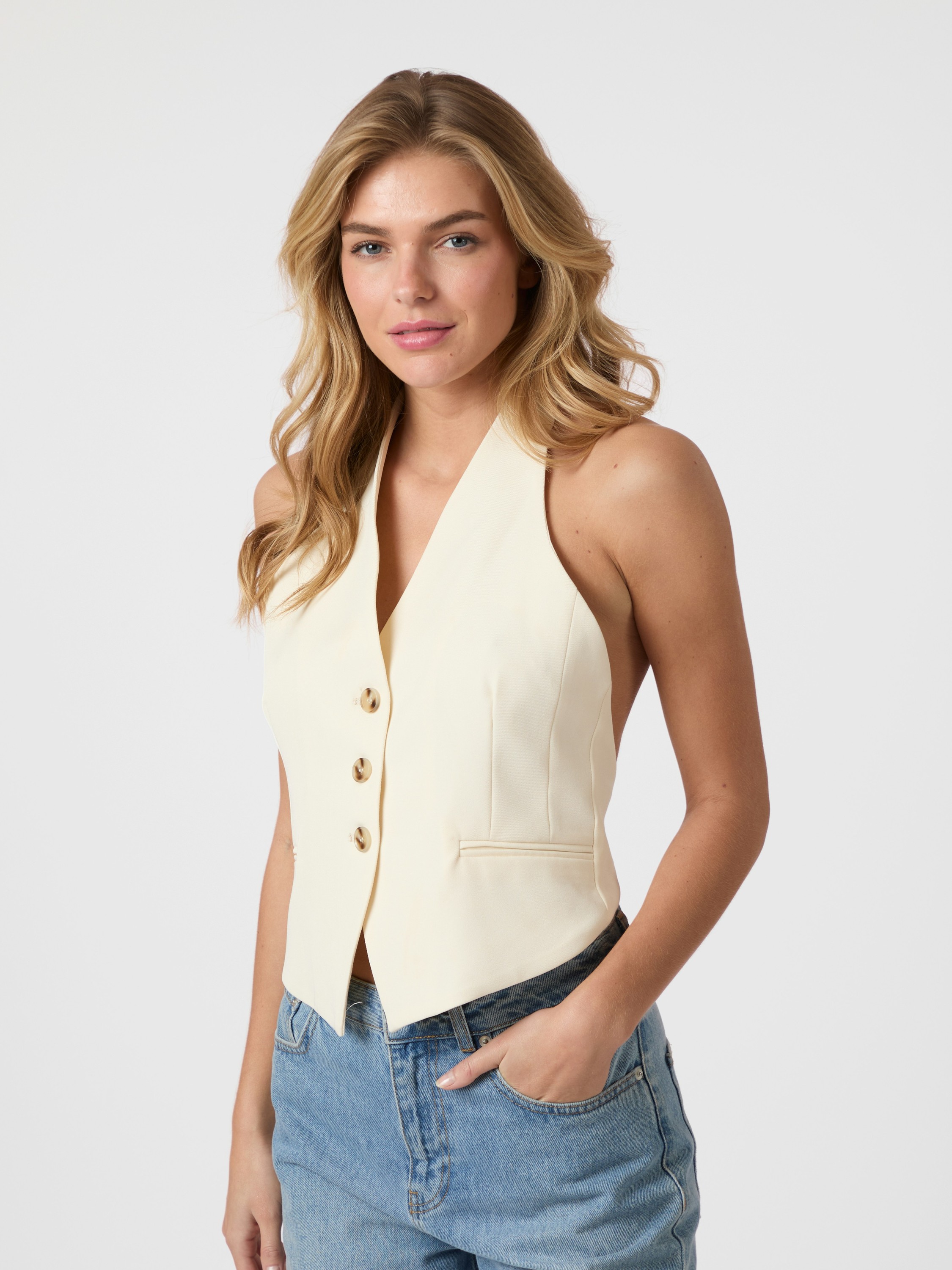 Ezza Structure Halterneck Vest