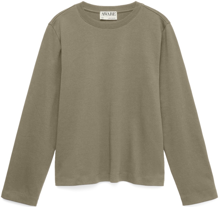 Awnaima LS Oneck Boxy T-shirt Noos