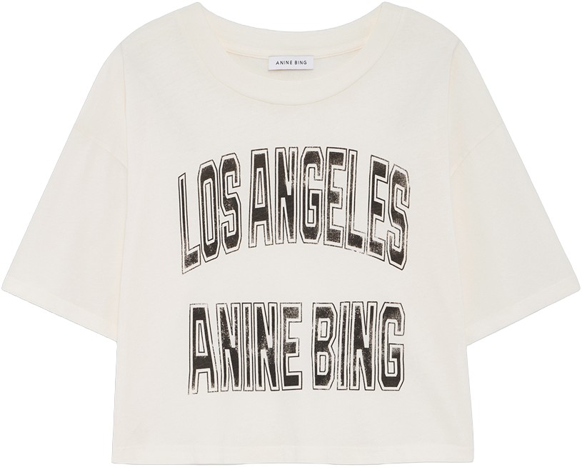 Johnny Cropped TEE Cream