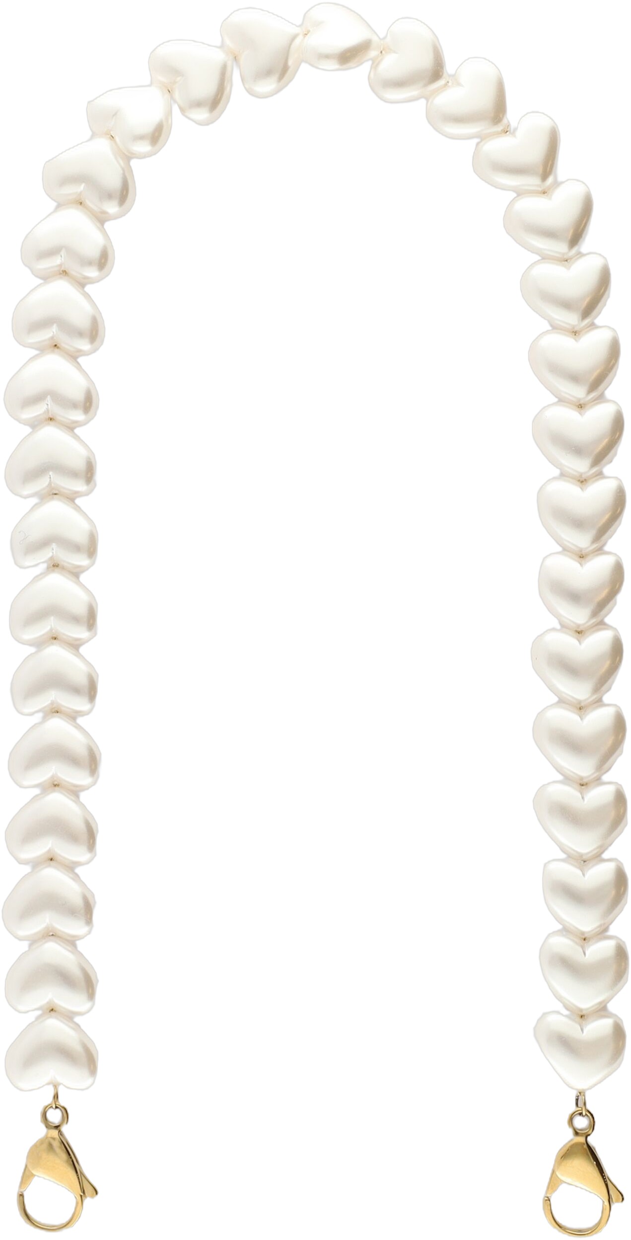 Phone Cord Pearl Hearts