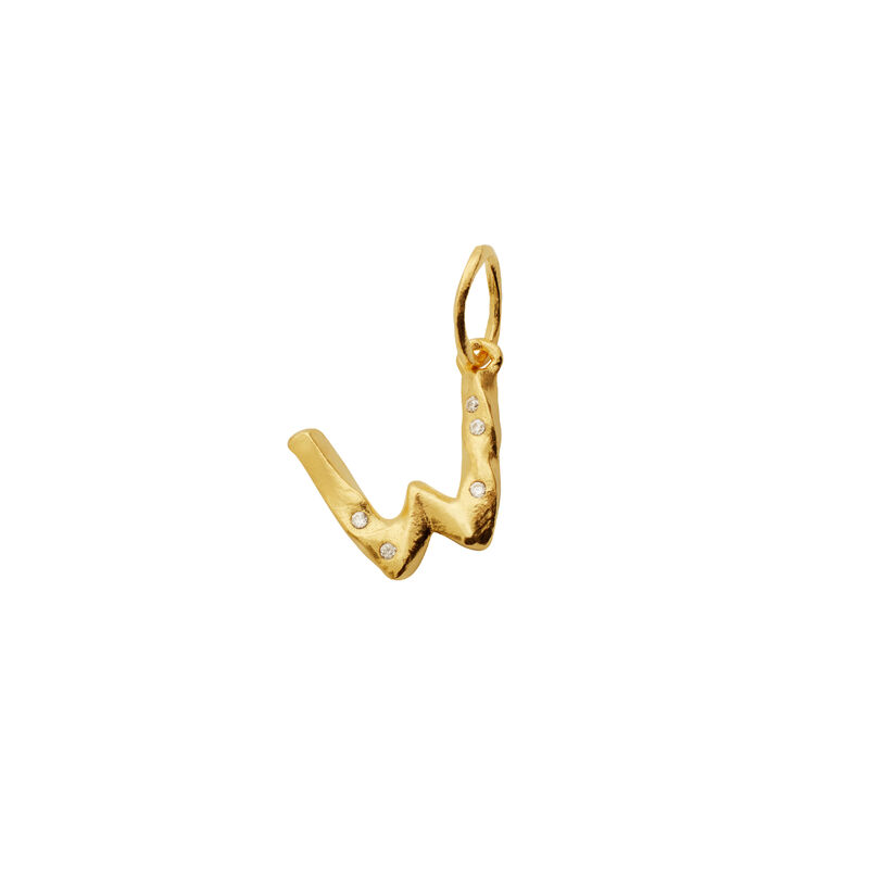 Alphabet Pendant Gold