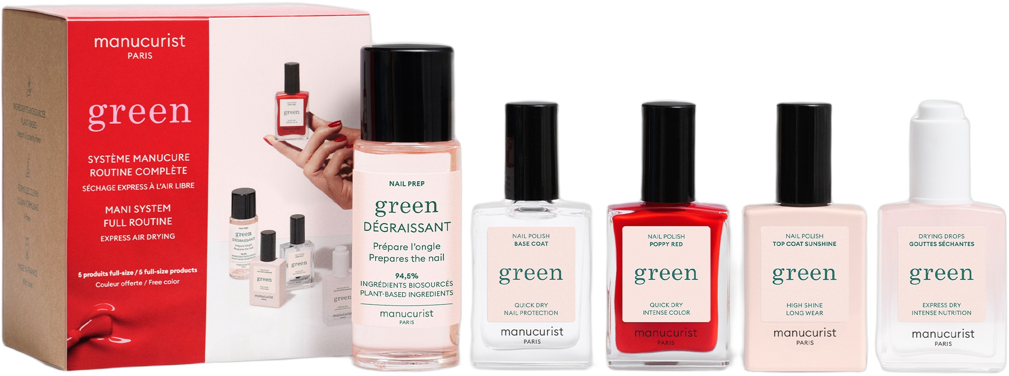 Green Discovery Kit + Poppy Red