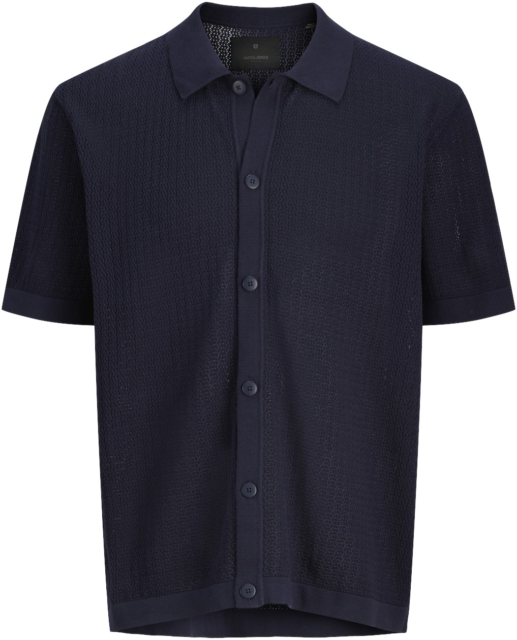 Jprblaowen Knit Button Through Polo