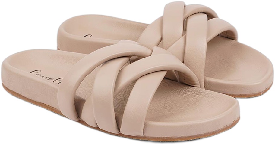 Pastini Soft Crossover Sheepskin Sandal