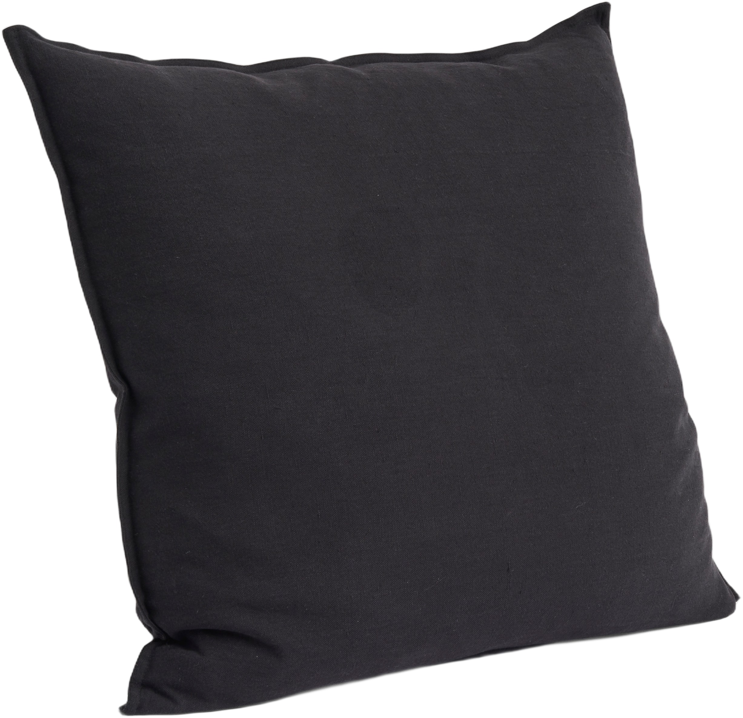 Linen Cushion60 x 60-blue, Black