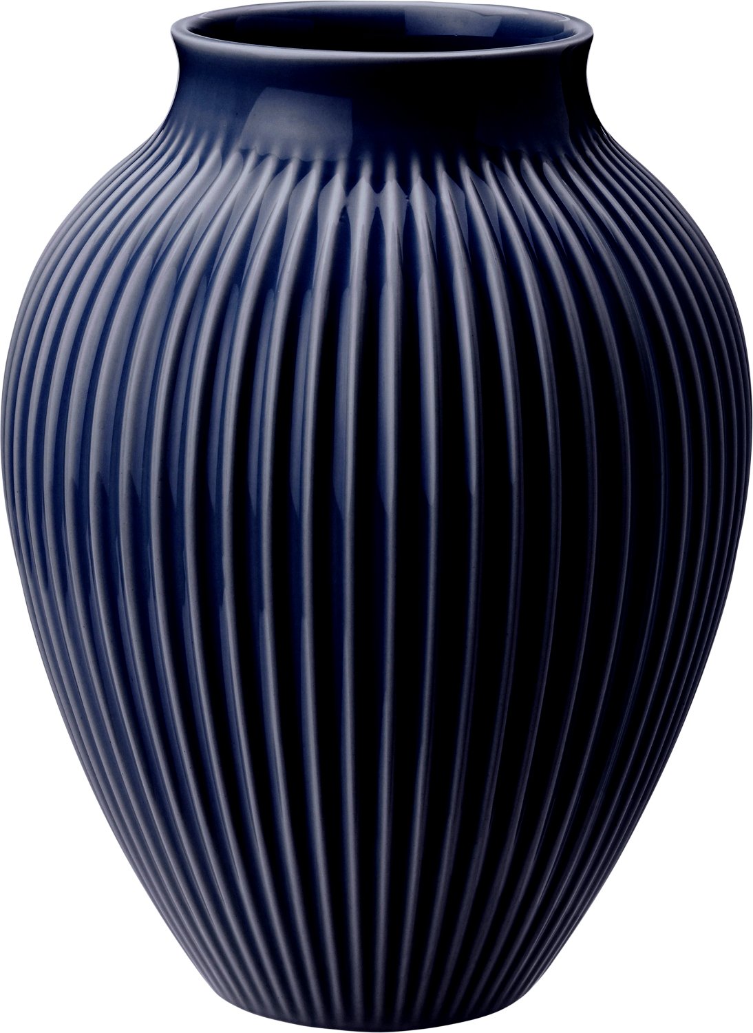 Knabstrup Vase H 27 cm Dark Blue