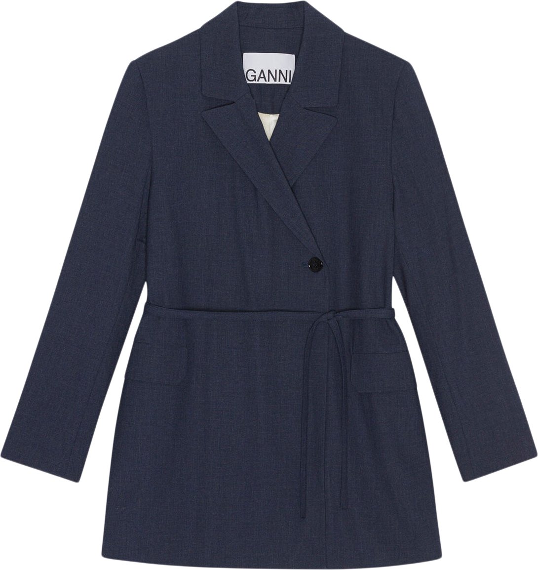 Drapey Melange Blazer