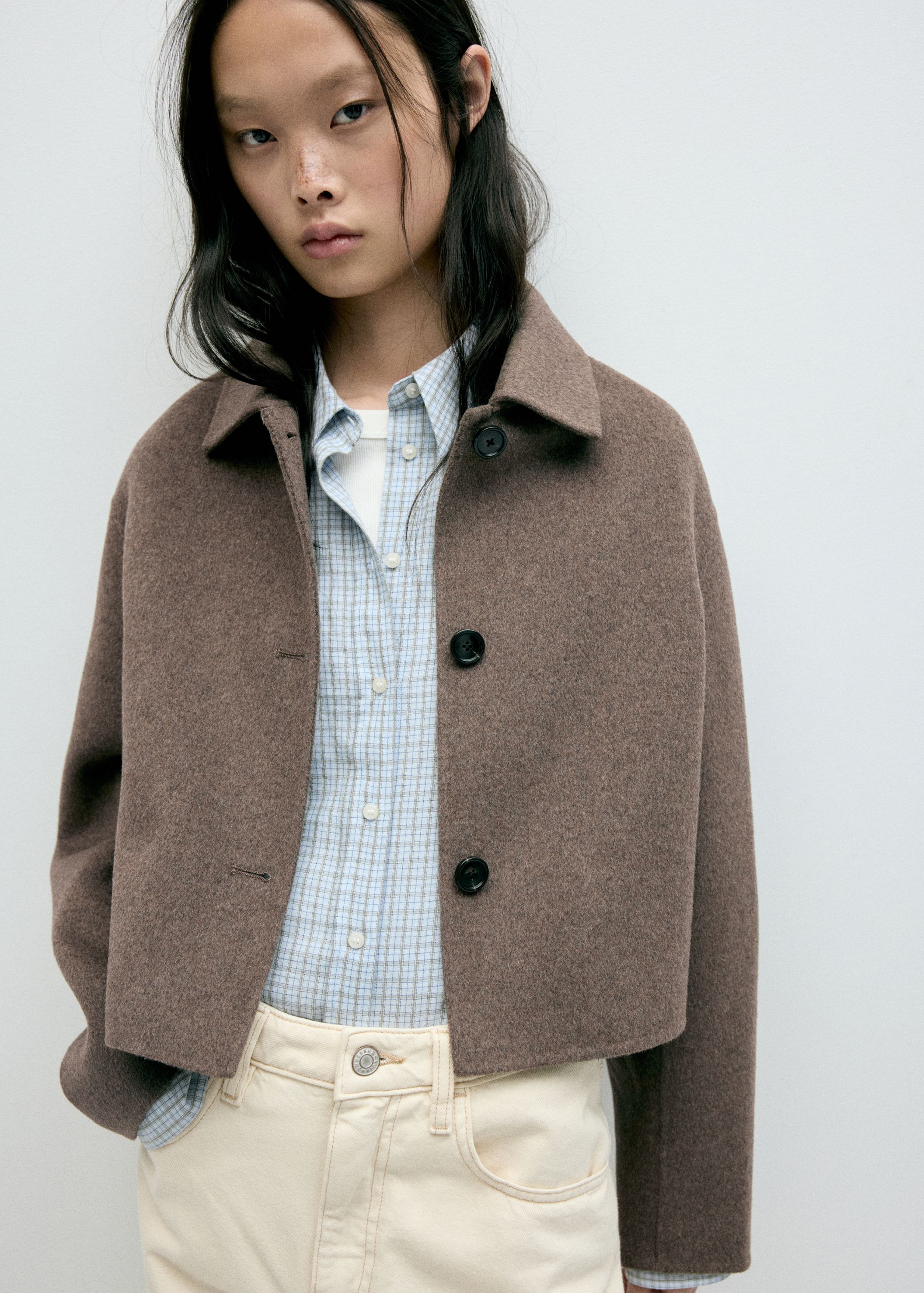 Woolblend Lapel Jacket