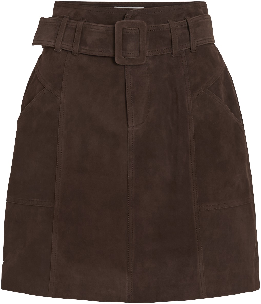 Rouerna HW Short Suede Skirt