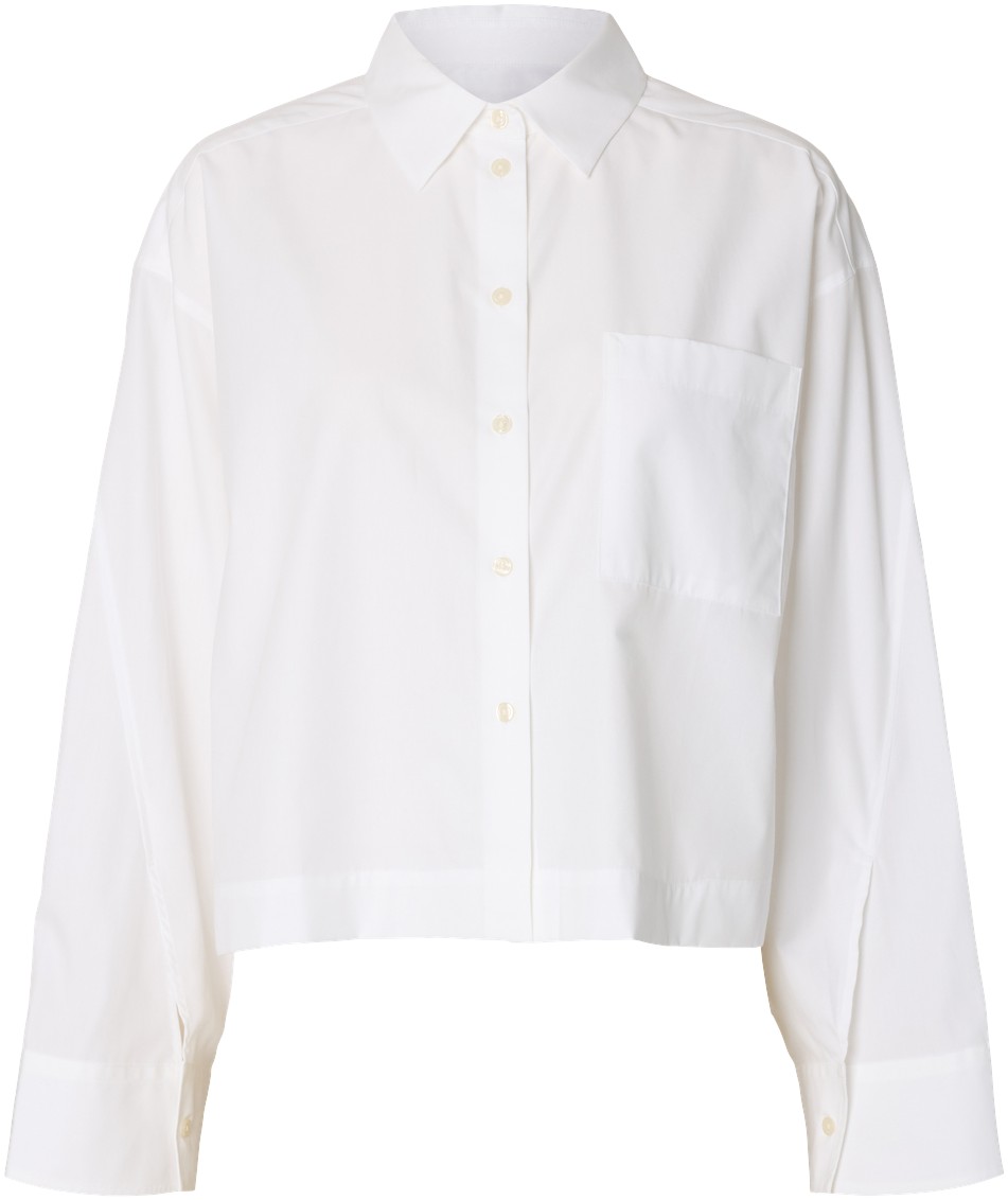 Slwdannie LS Cropped Boxy Shirt NOO