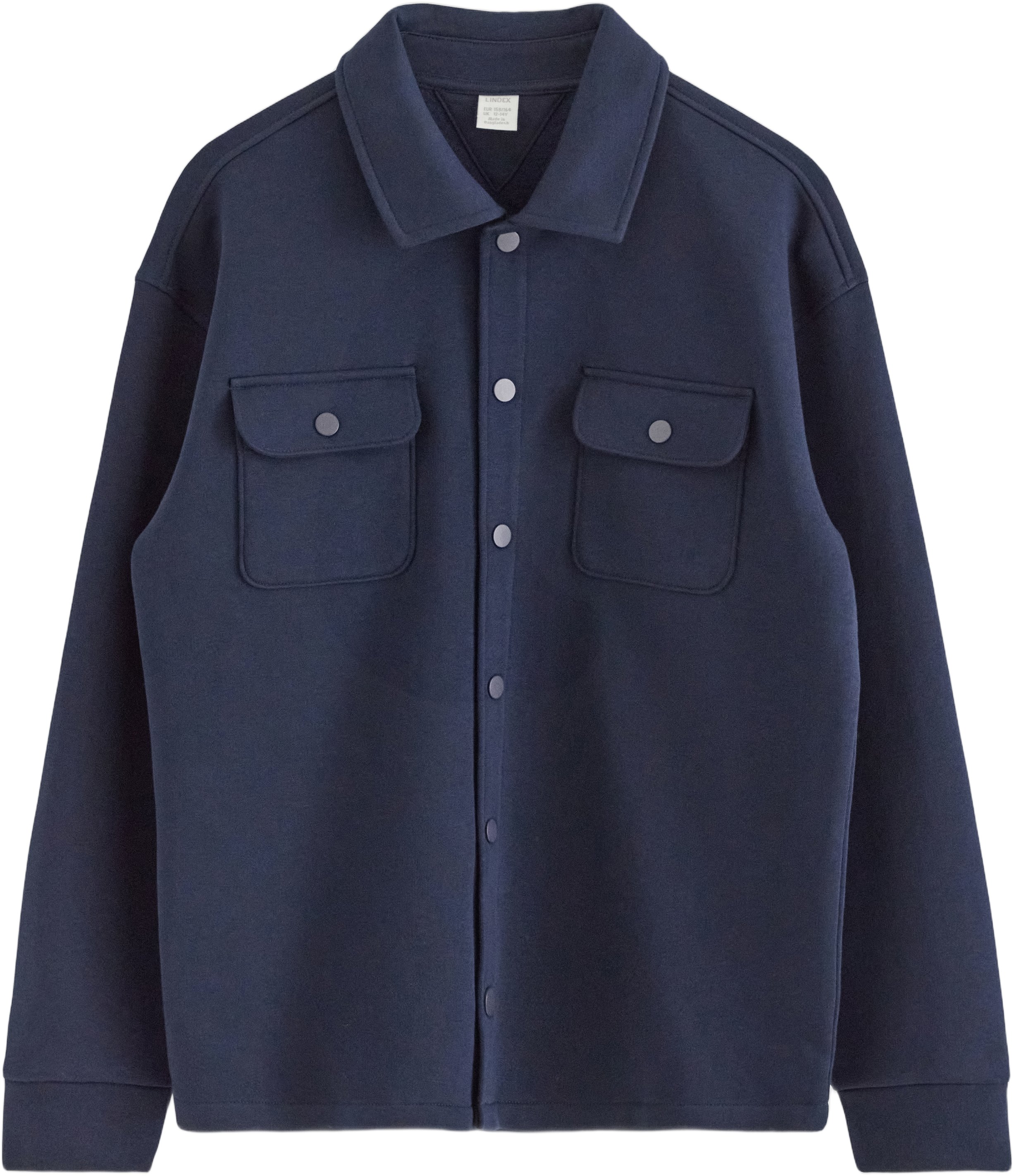 Soft Overshirt in Cotton Jersey ble