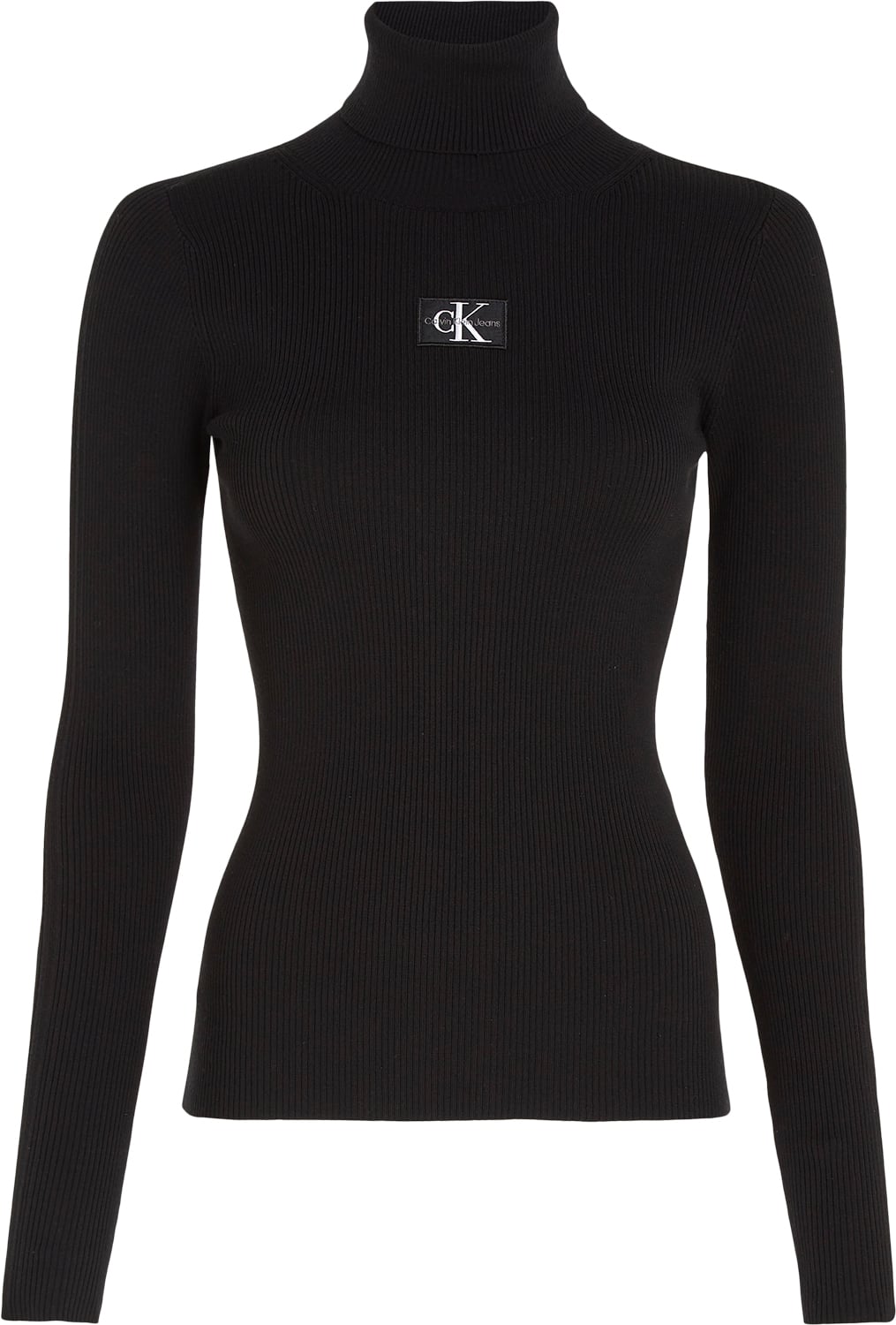 Badge Roll Neck Sweater