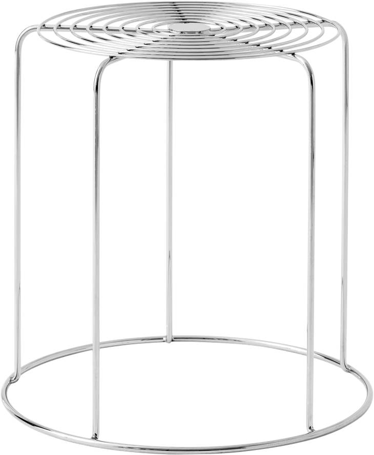 Wire Stool Vp11 Stainless Steel Frame