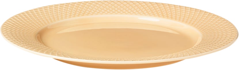 Rhombe Middagstallerken Ø27 cm Sand Porcelæn