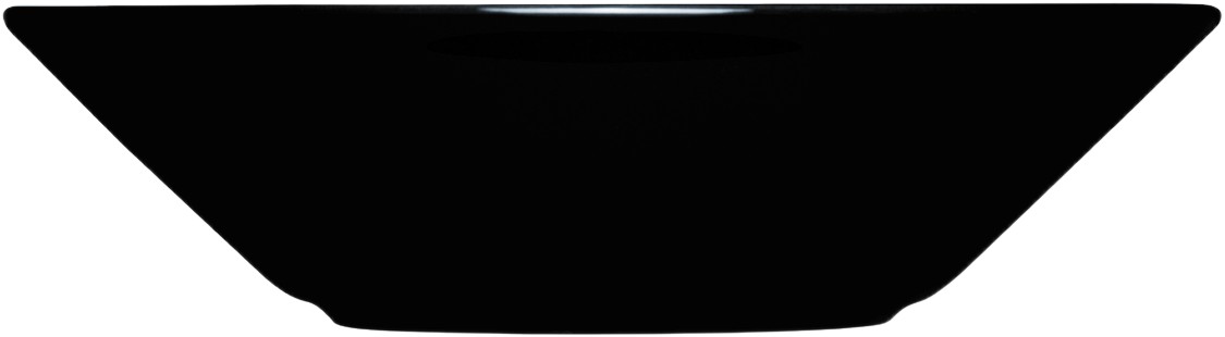 Teema 21 cm Tallerken dyb Sort