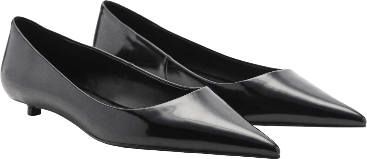 Patent Leathereffect Heeled Shoes
