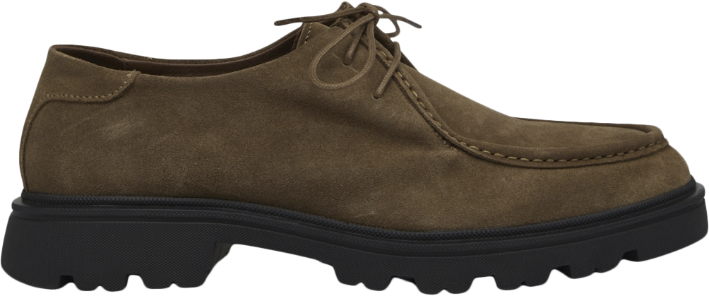 Minnesota Low Cognac Suede