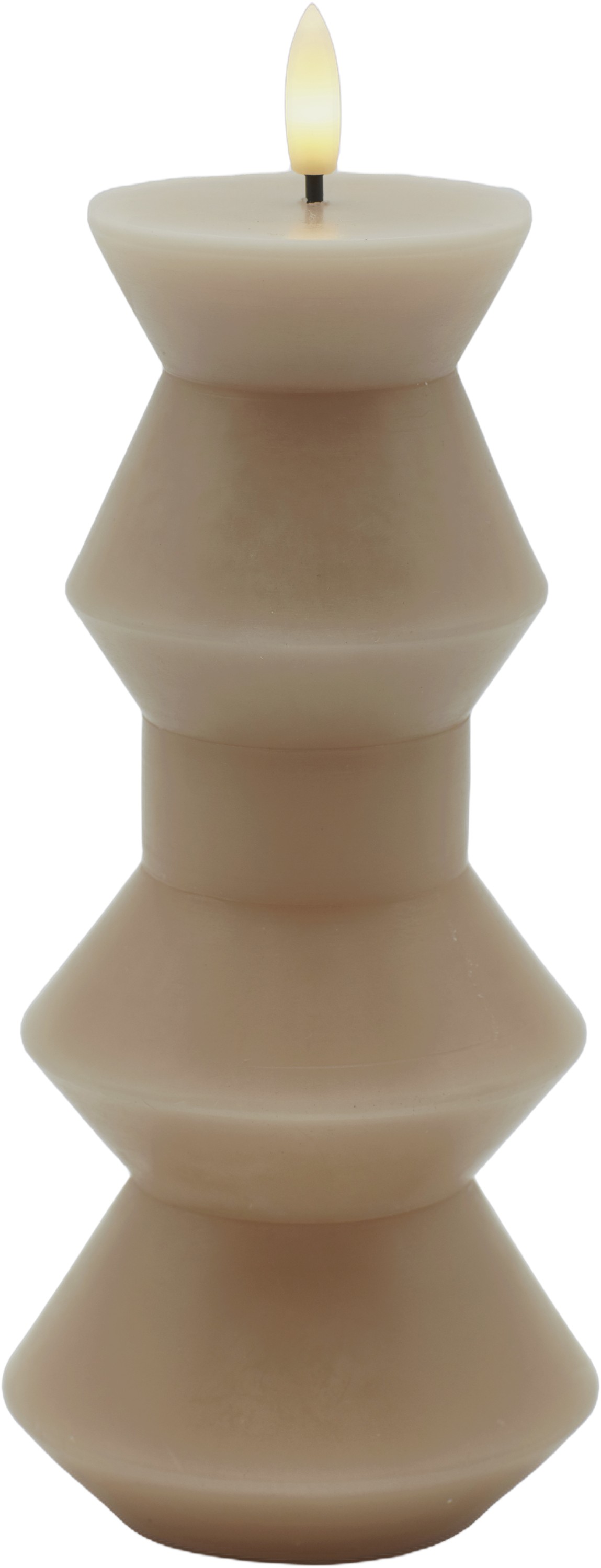 Nordisk Skulptur, Sille Geometri Ø9,2x20,3 cm, Light Caramel - DKK 97 - Spar 25%