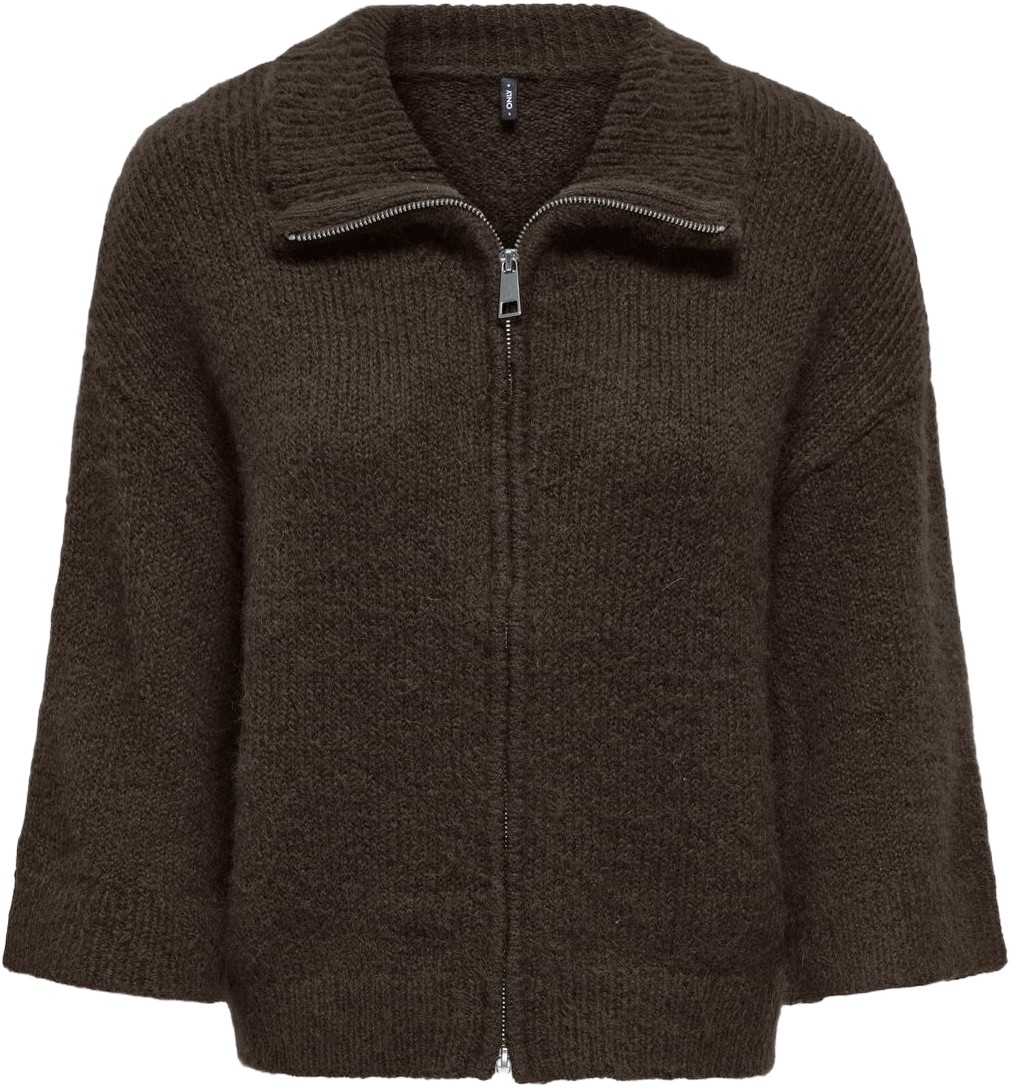 Onlmaggie 3/4 Wide ZIP Cardi CC KNT