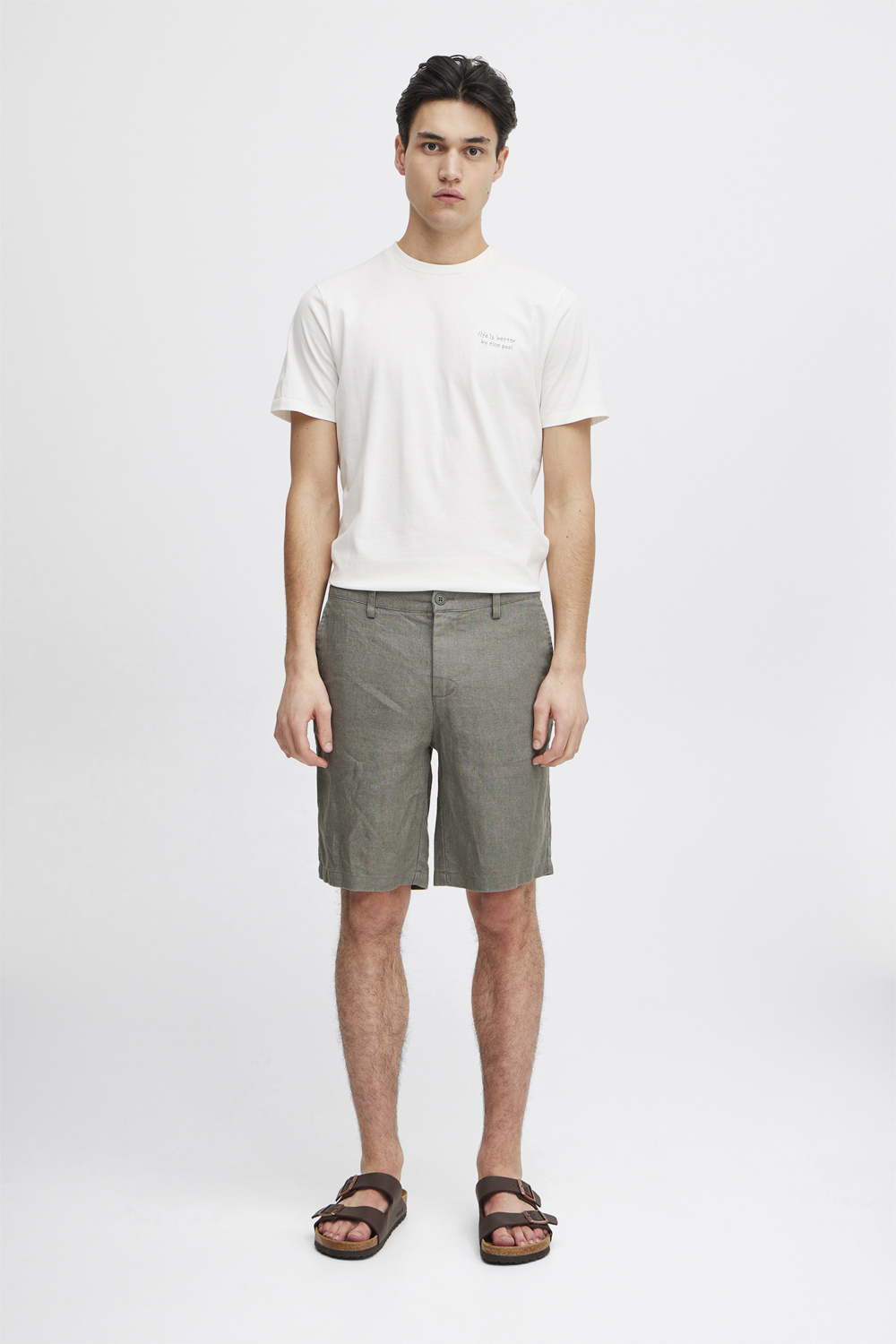 Cfpandrup 100% Linen Shorts