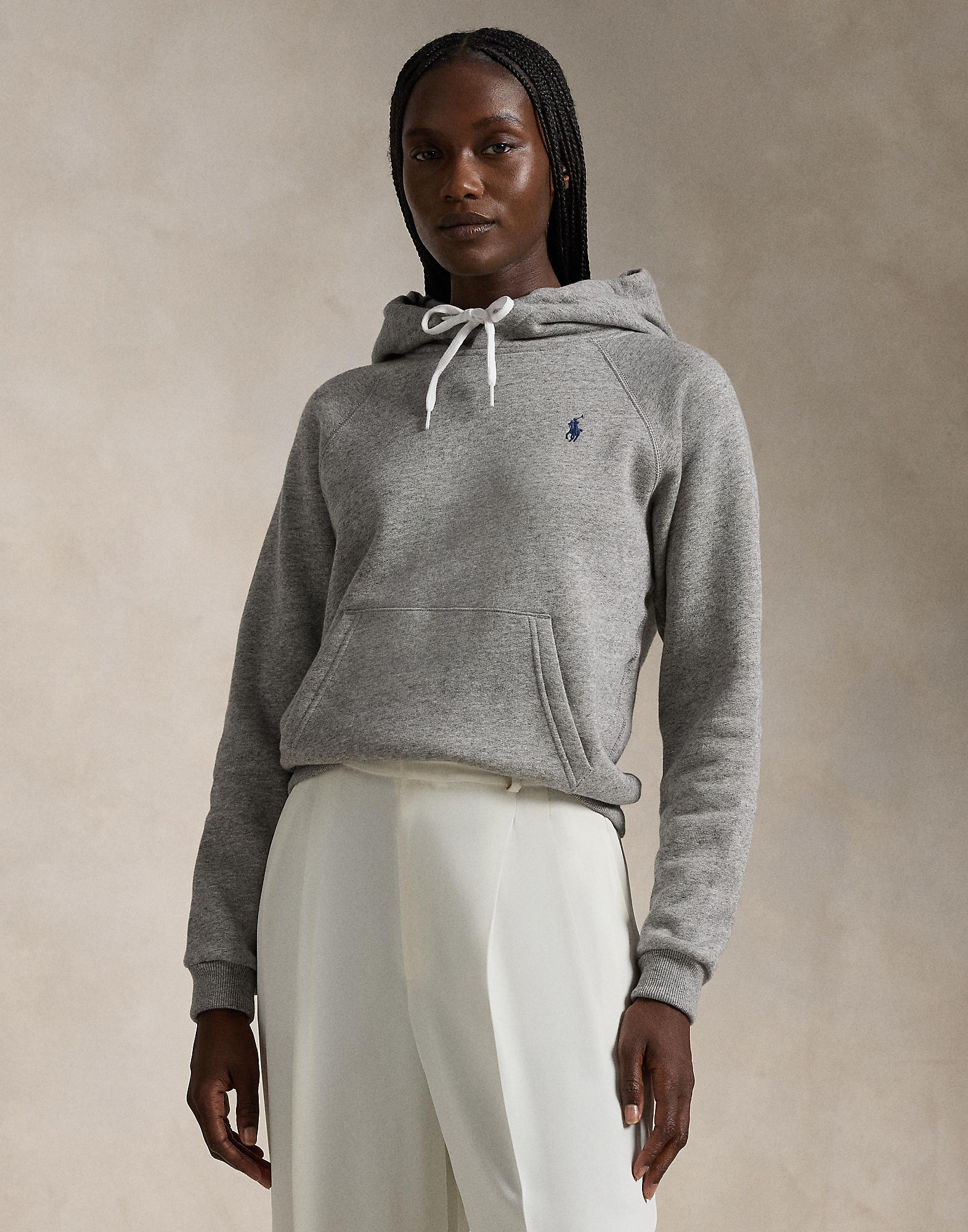 Shrunken Fit Fleece Hoodie