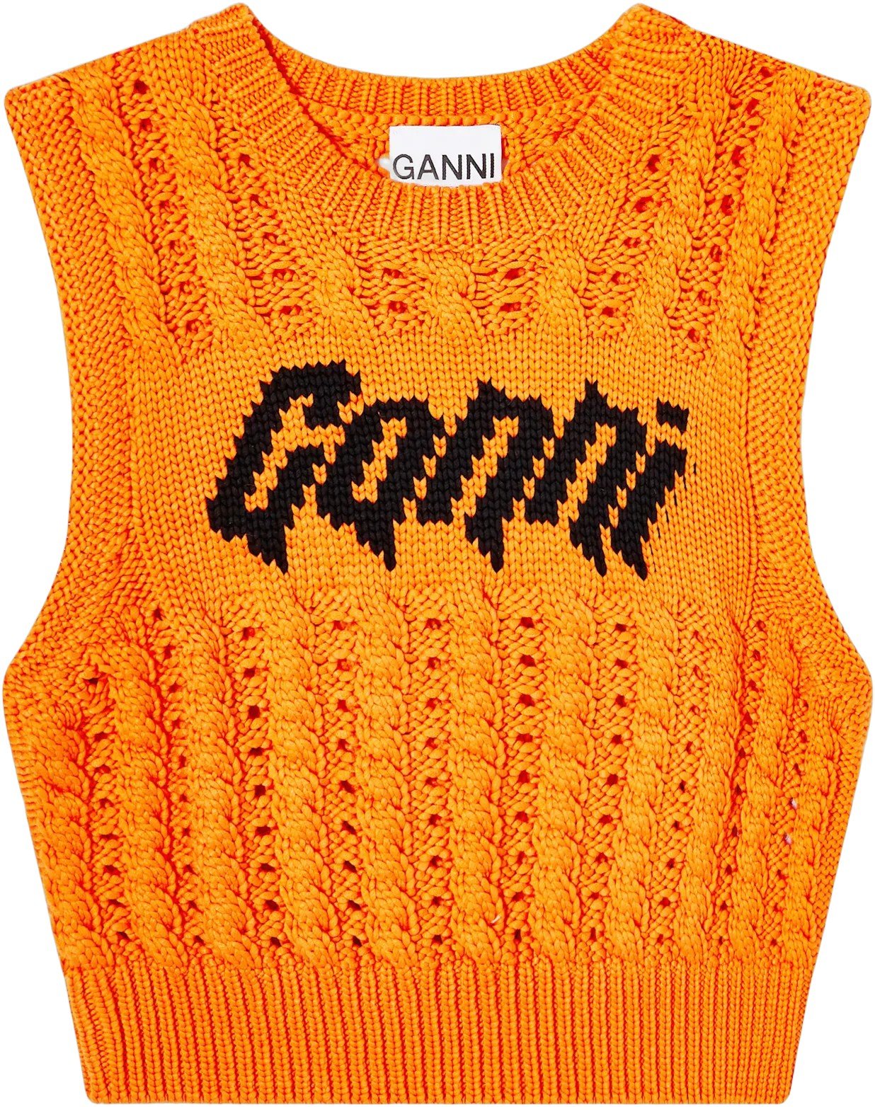 Viscose Rope Cropped Vest